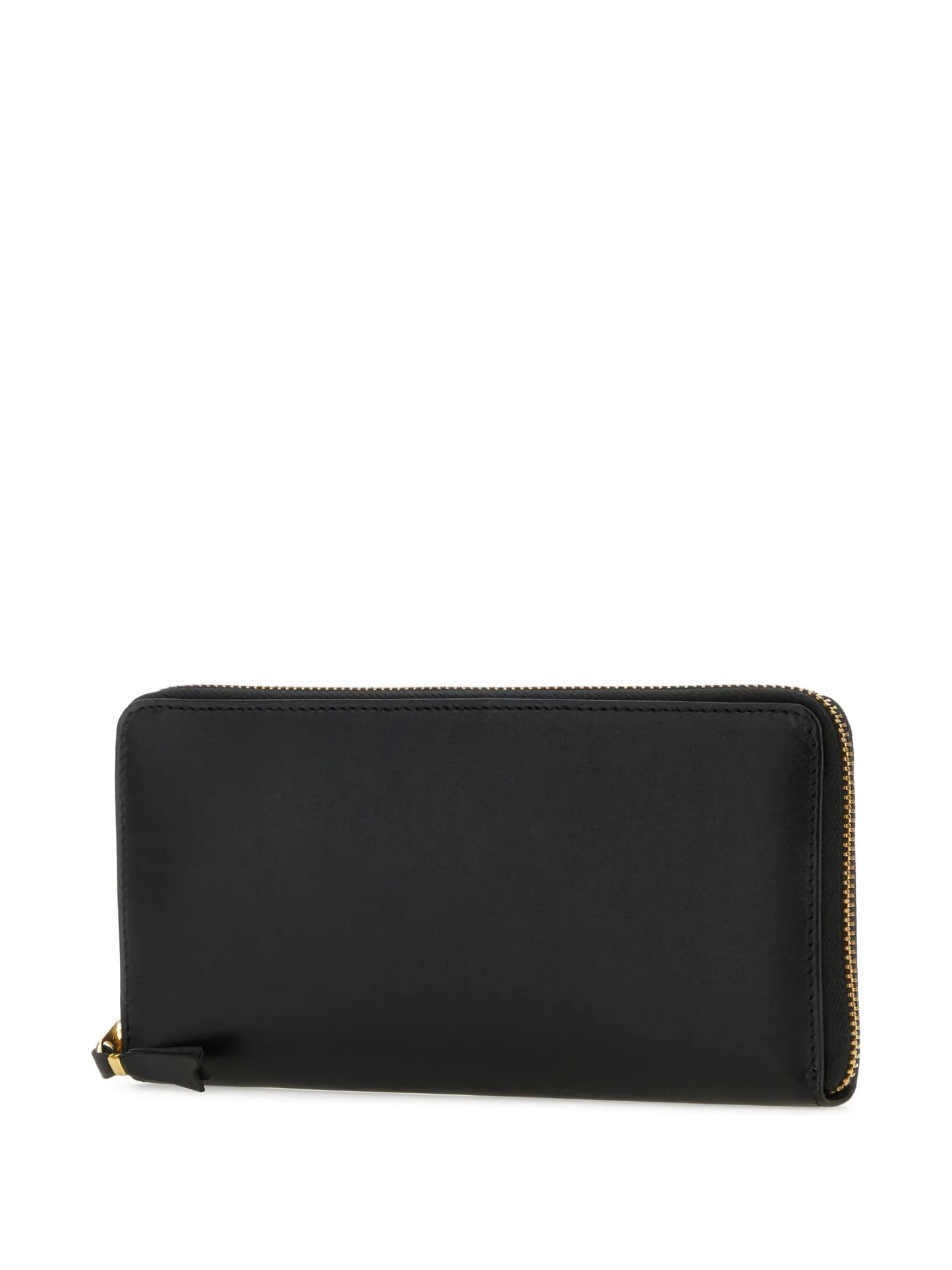 logo-embossed leather wallet