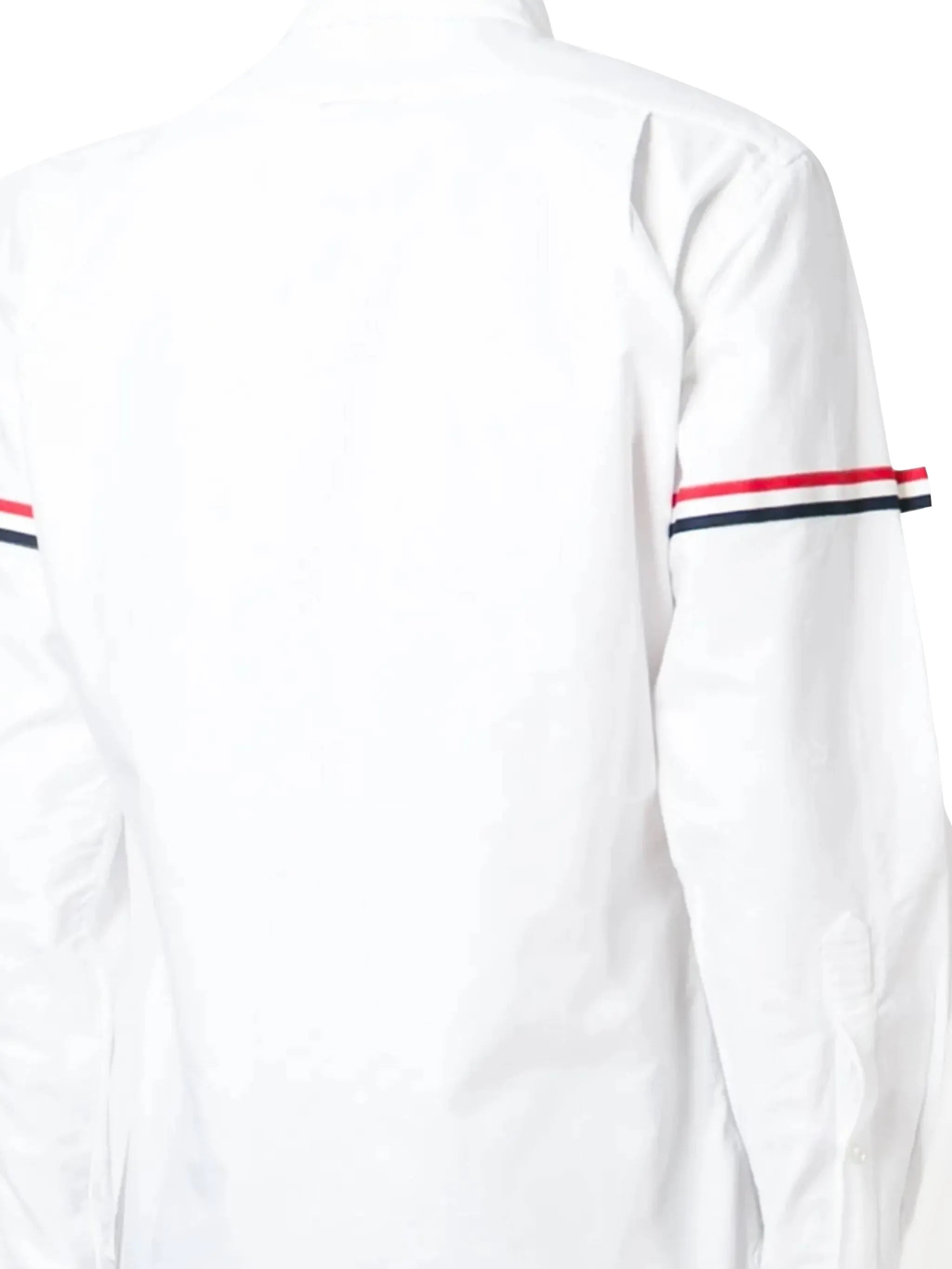 grosgrain-armband cotton shirt