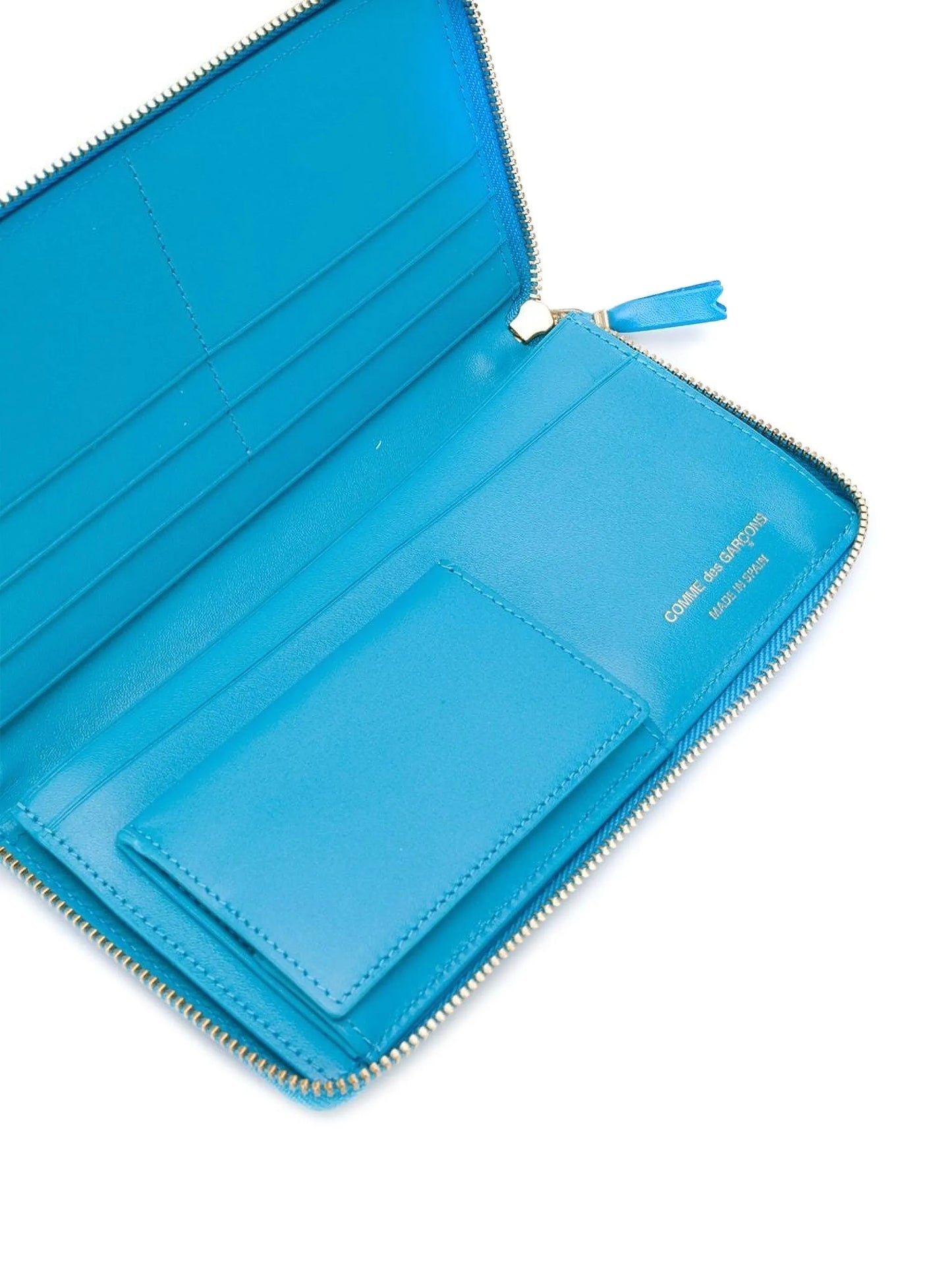 zip-around leather wallet