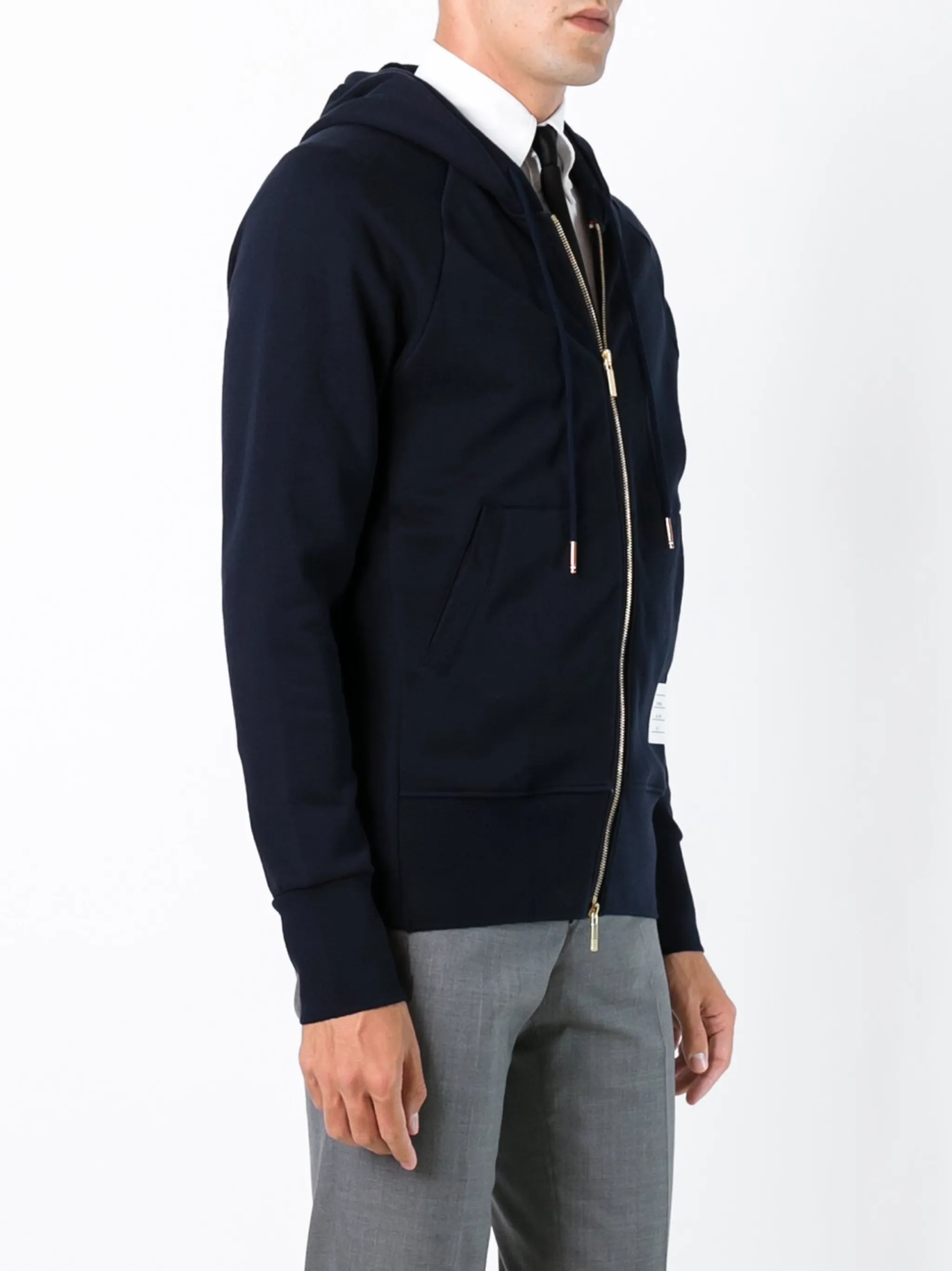 Classic Loopback 4-Bar full-zip hoodie