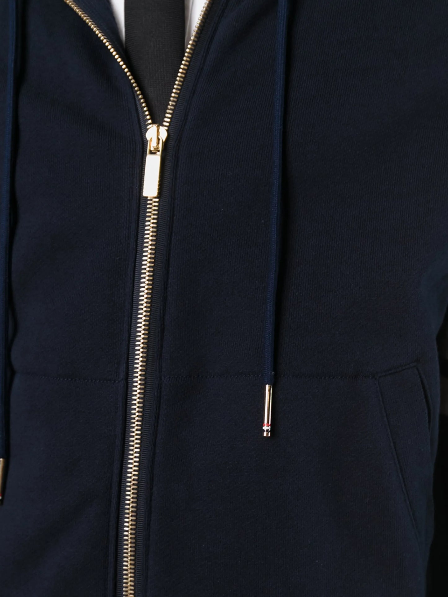 4-Bar zip-up hoodie