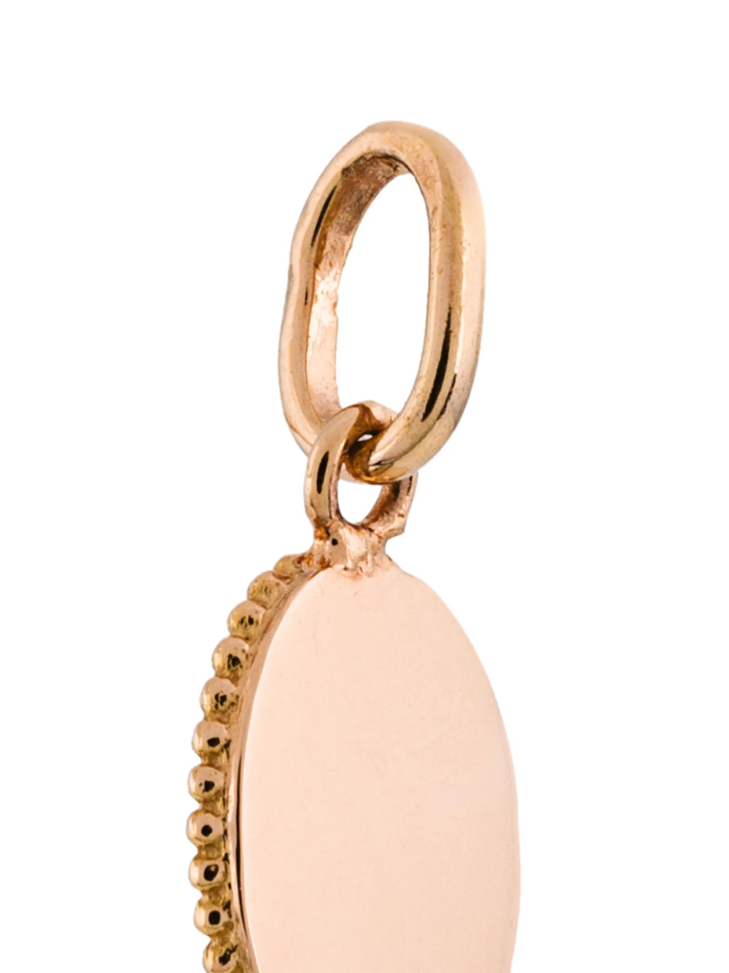 18kt rose gold Madone medallion pendant
