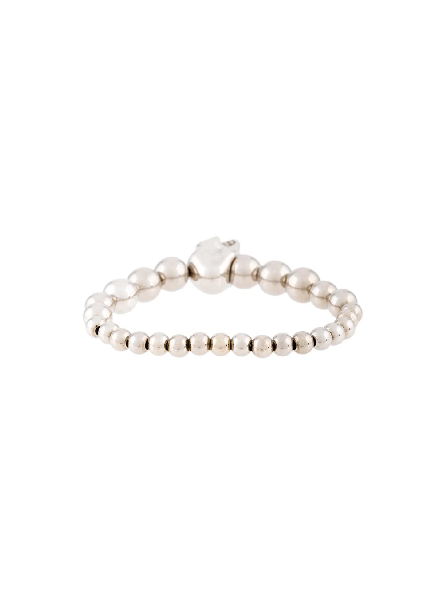 beaded skull bracelet