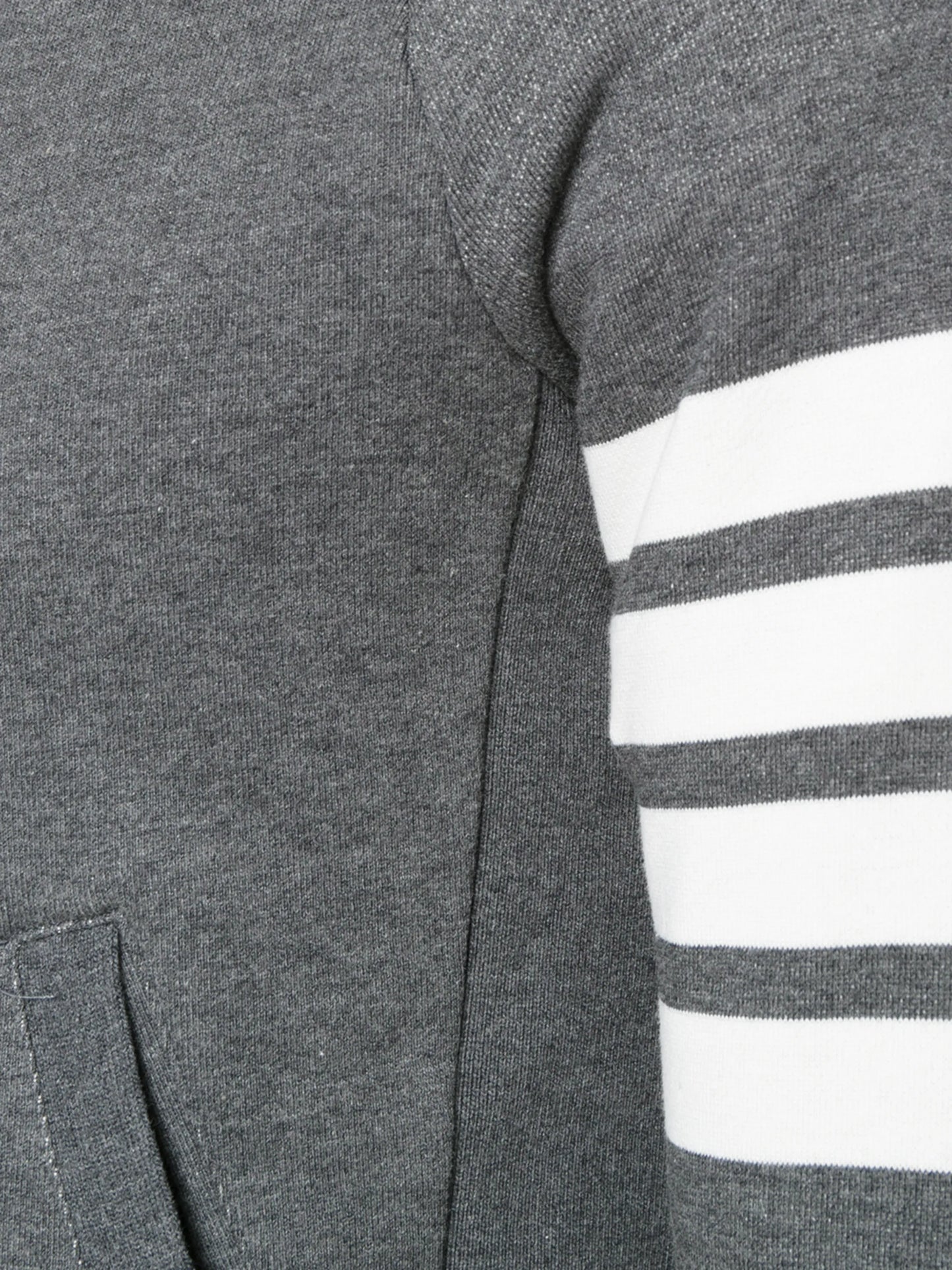 classic loopback 4-Bar zip-up hoodie