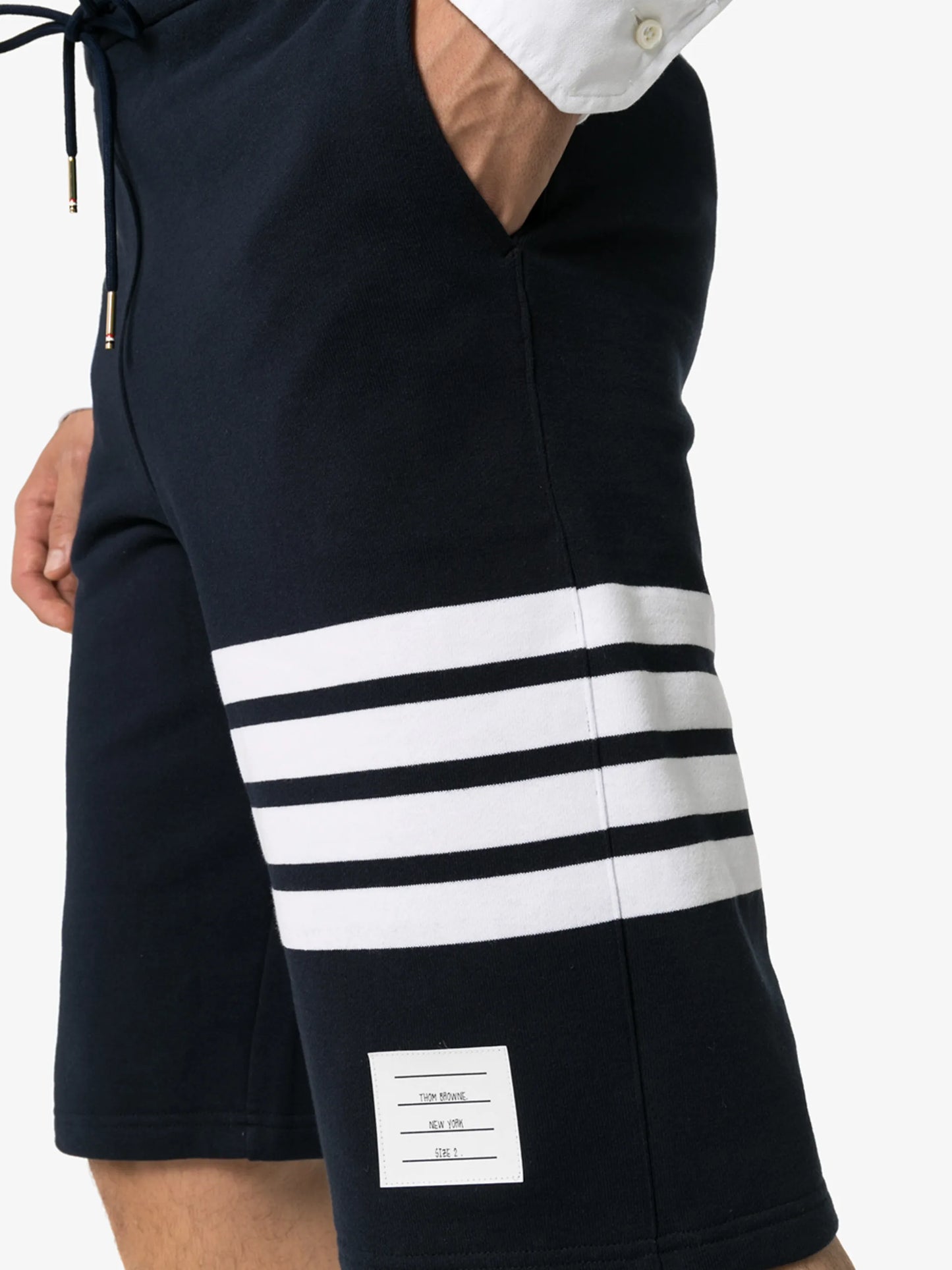 Engineered 4-Bar jersey track shorts