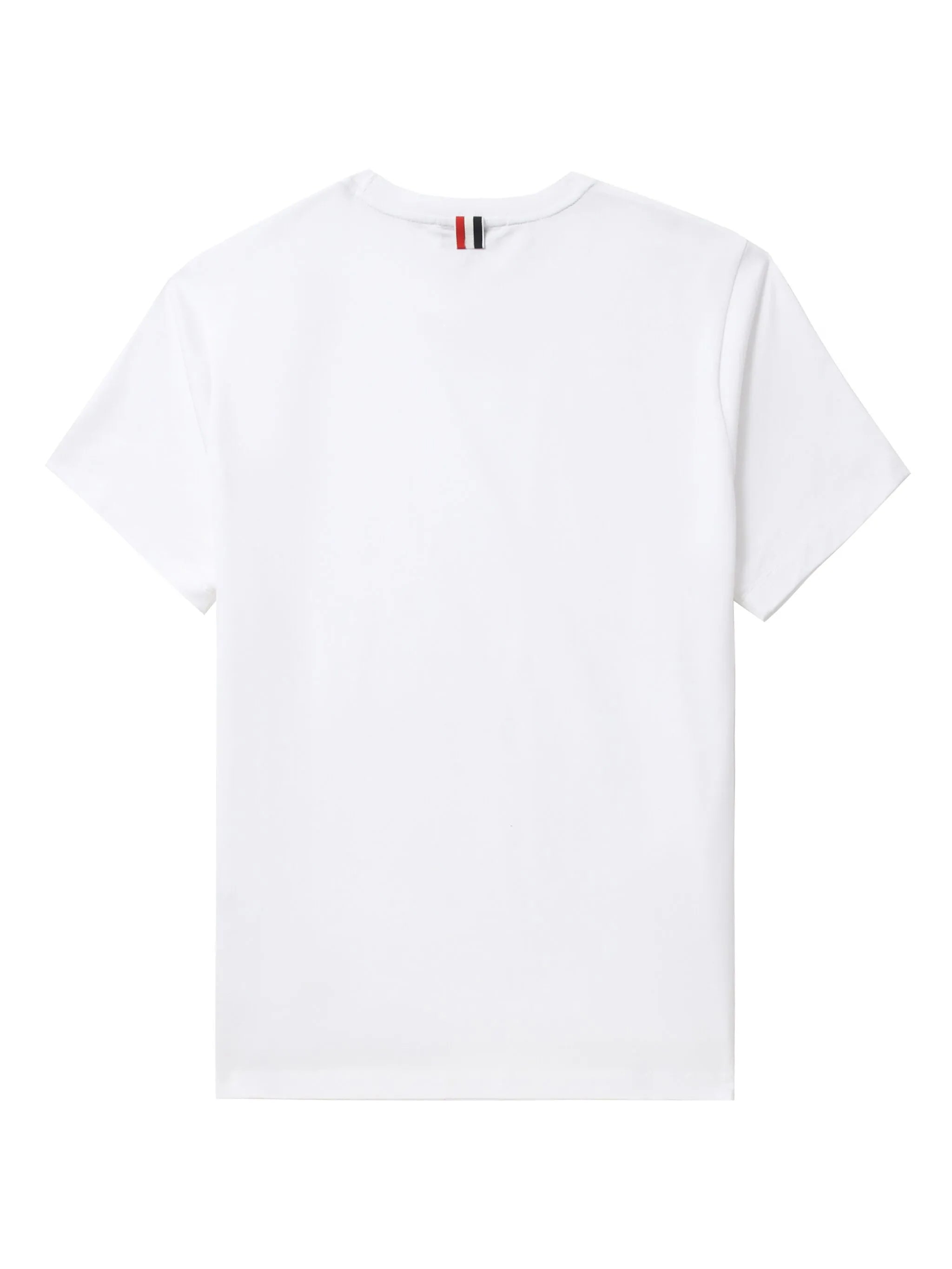 side-slit short-sleeve T-shirt