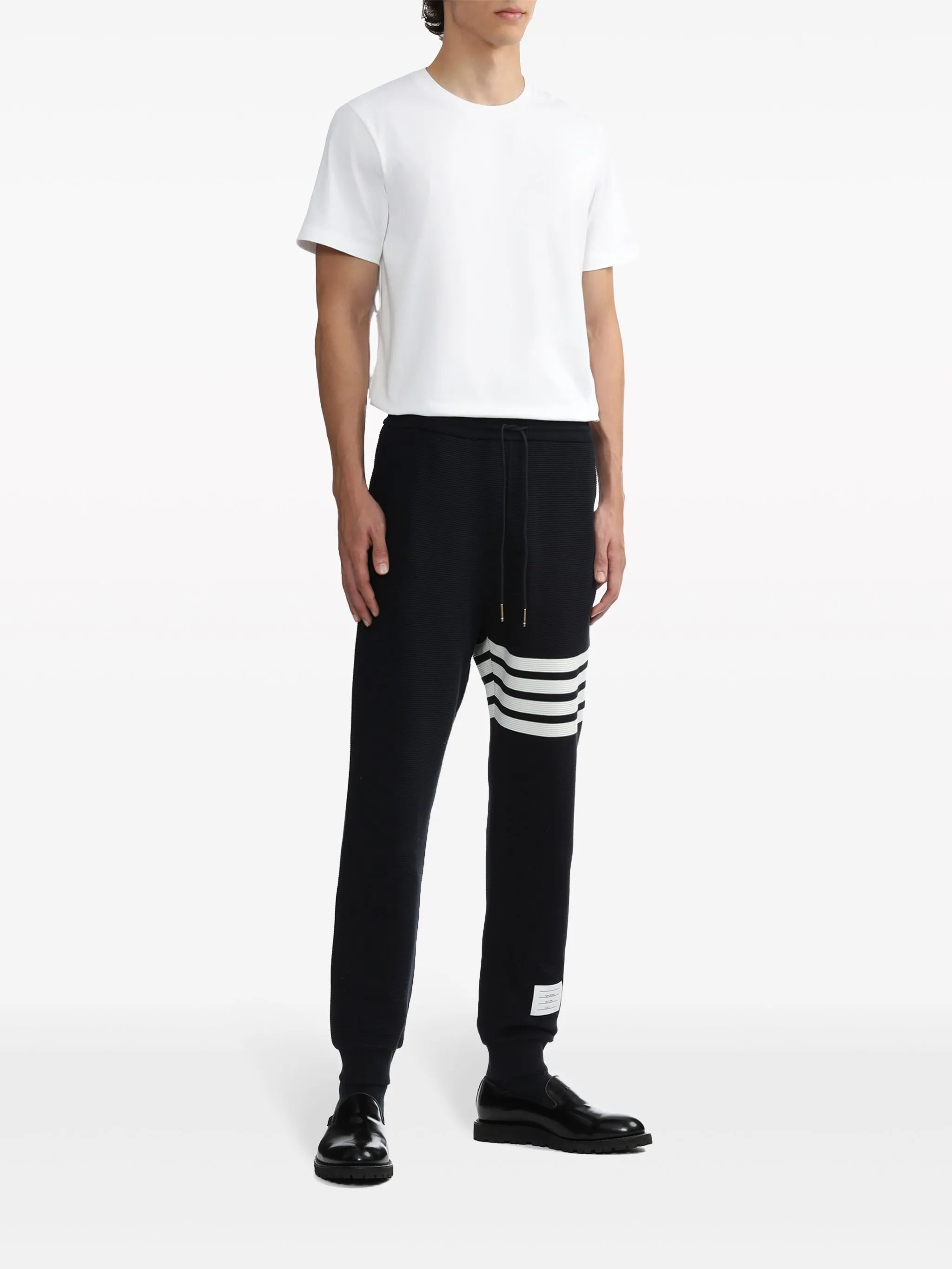 side-slit short-sleeve T-shirt