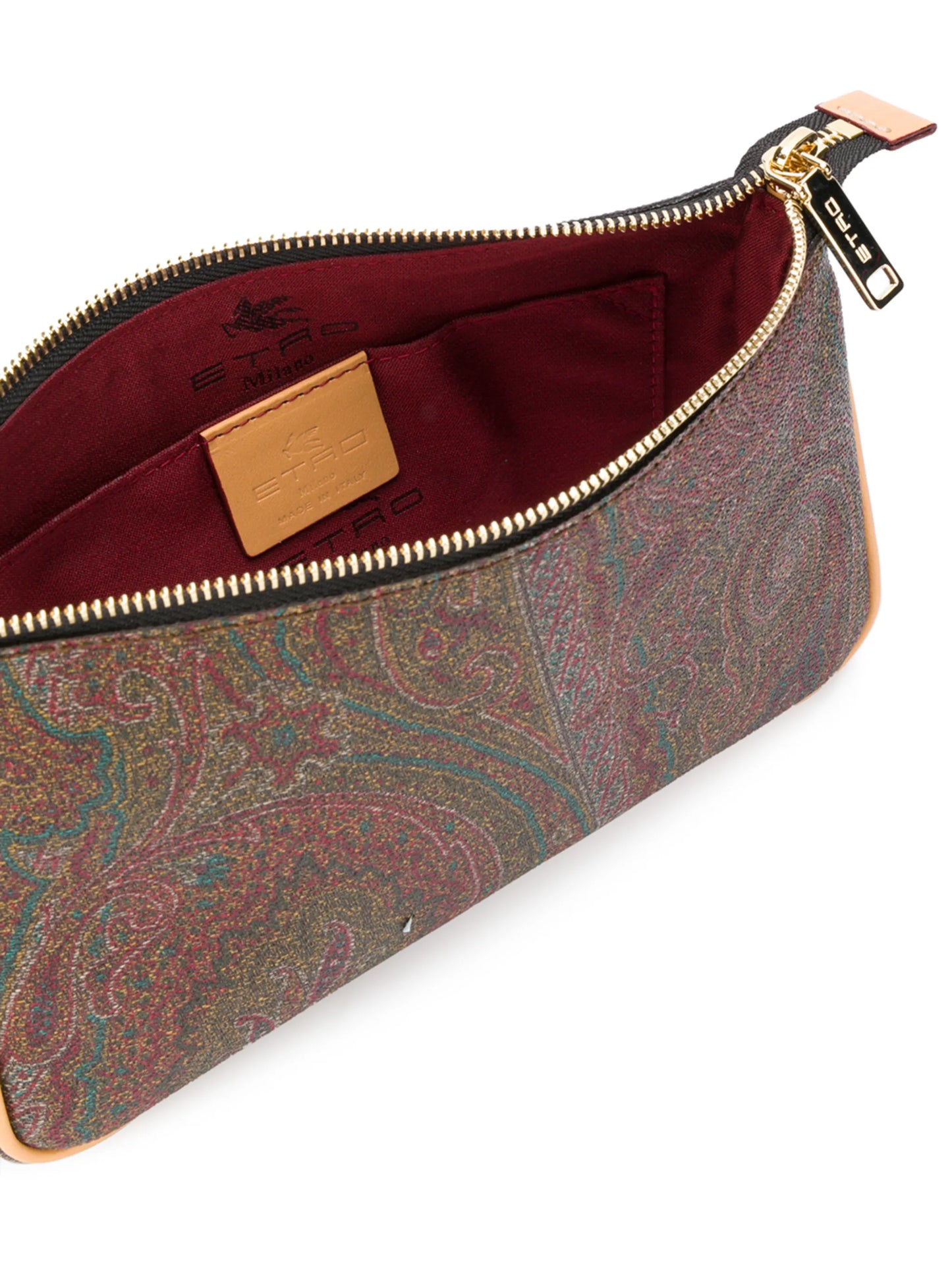 paisley-print shoulder bag