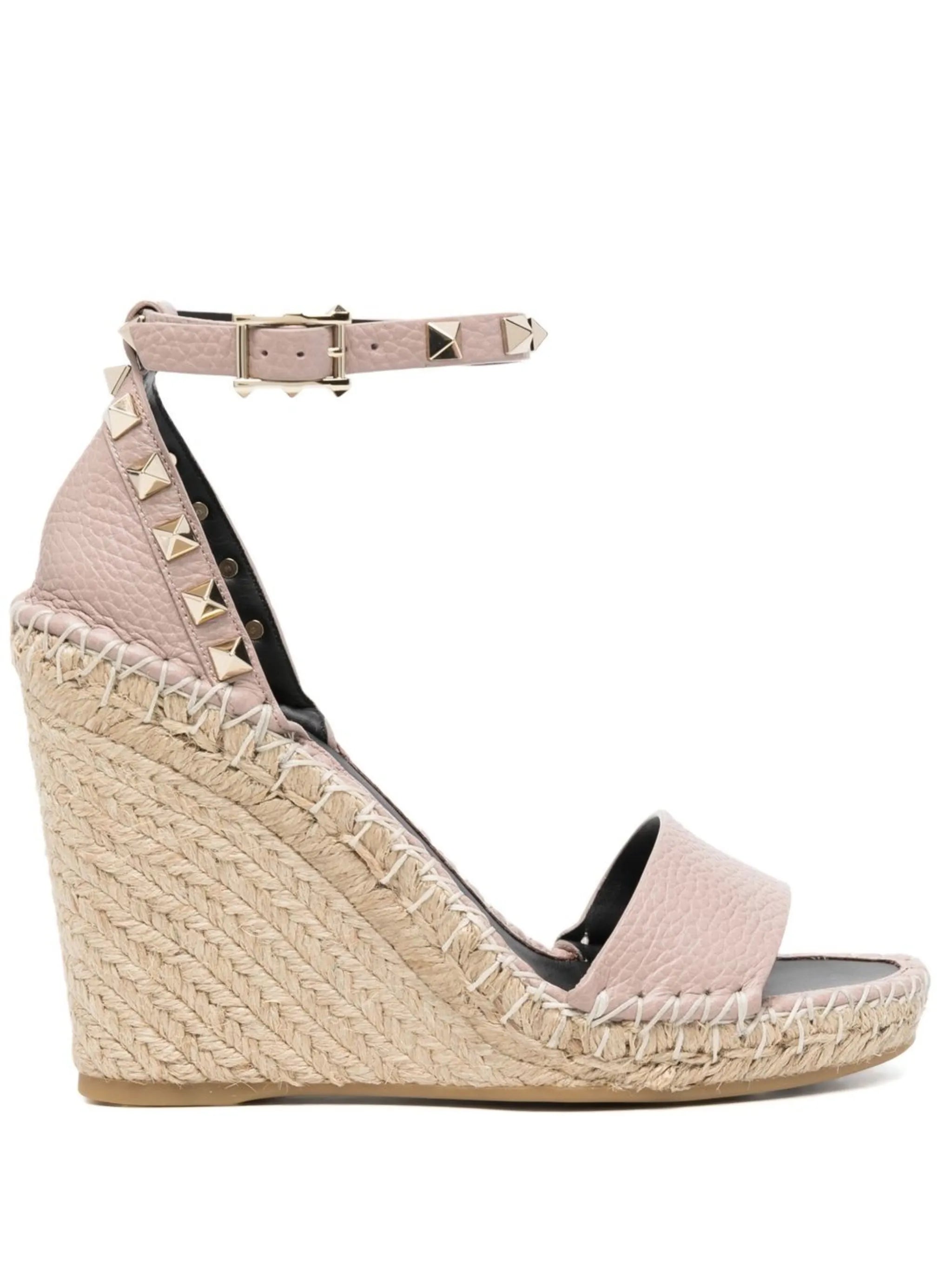 VAL ROCKSTUD 105 WEDGE ESPADRILLE SANDAL