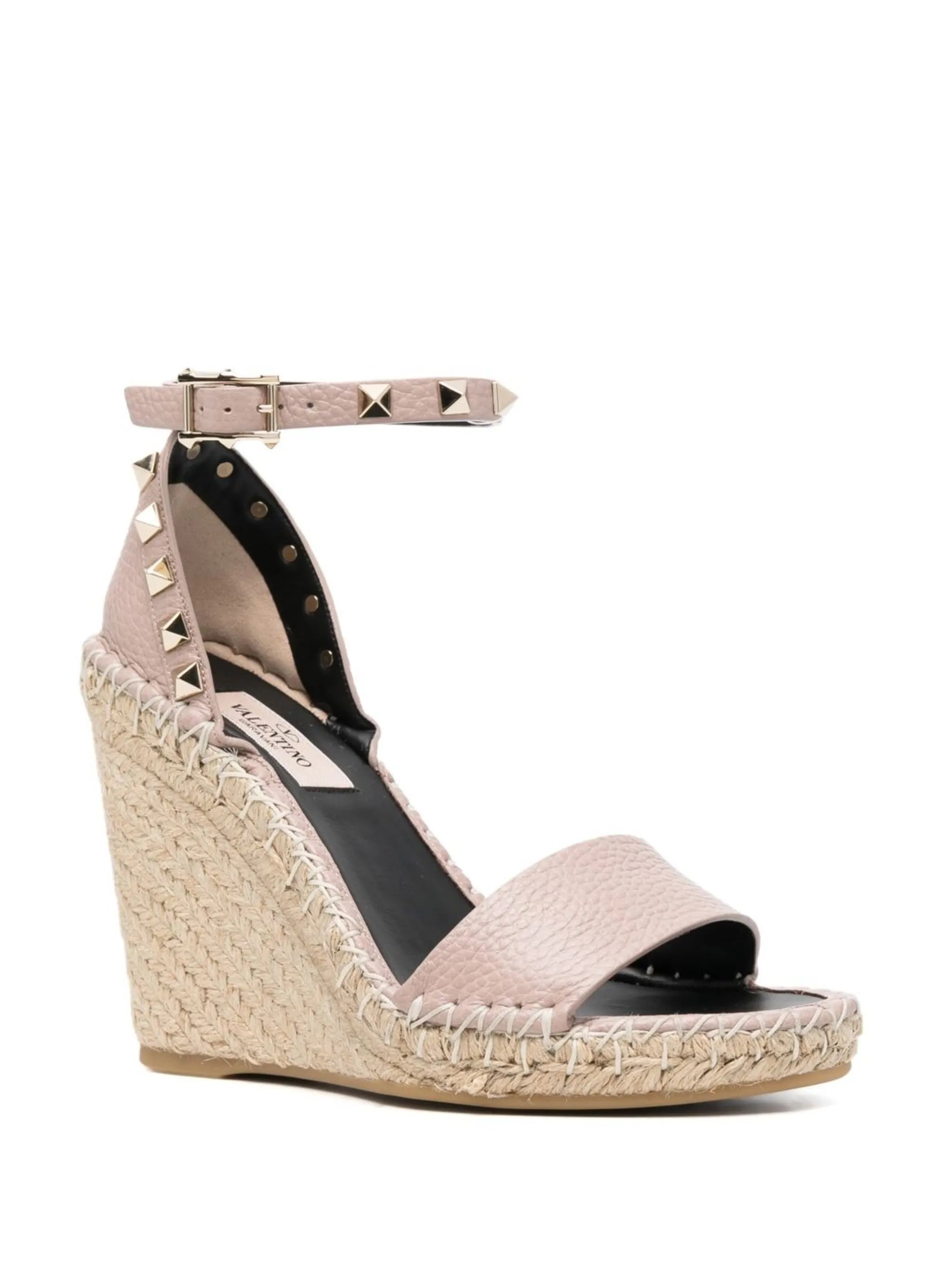 VAL ROCKSTUD 105 WEDGE ESPADRILLE SANDAL