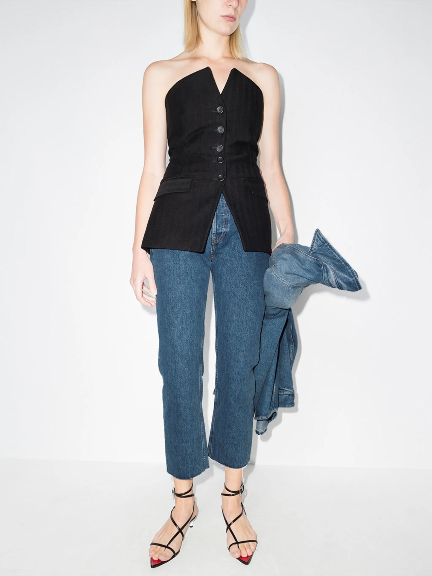 Stove Pipe high-rise jeans