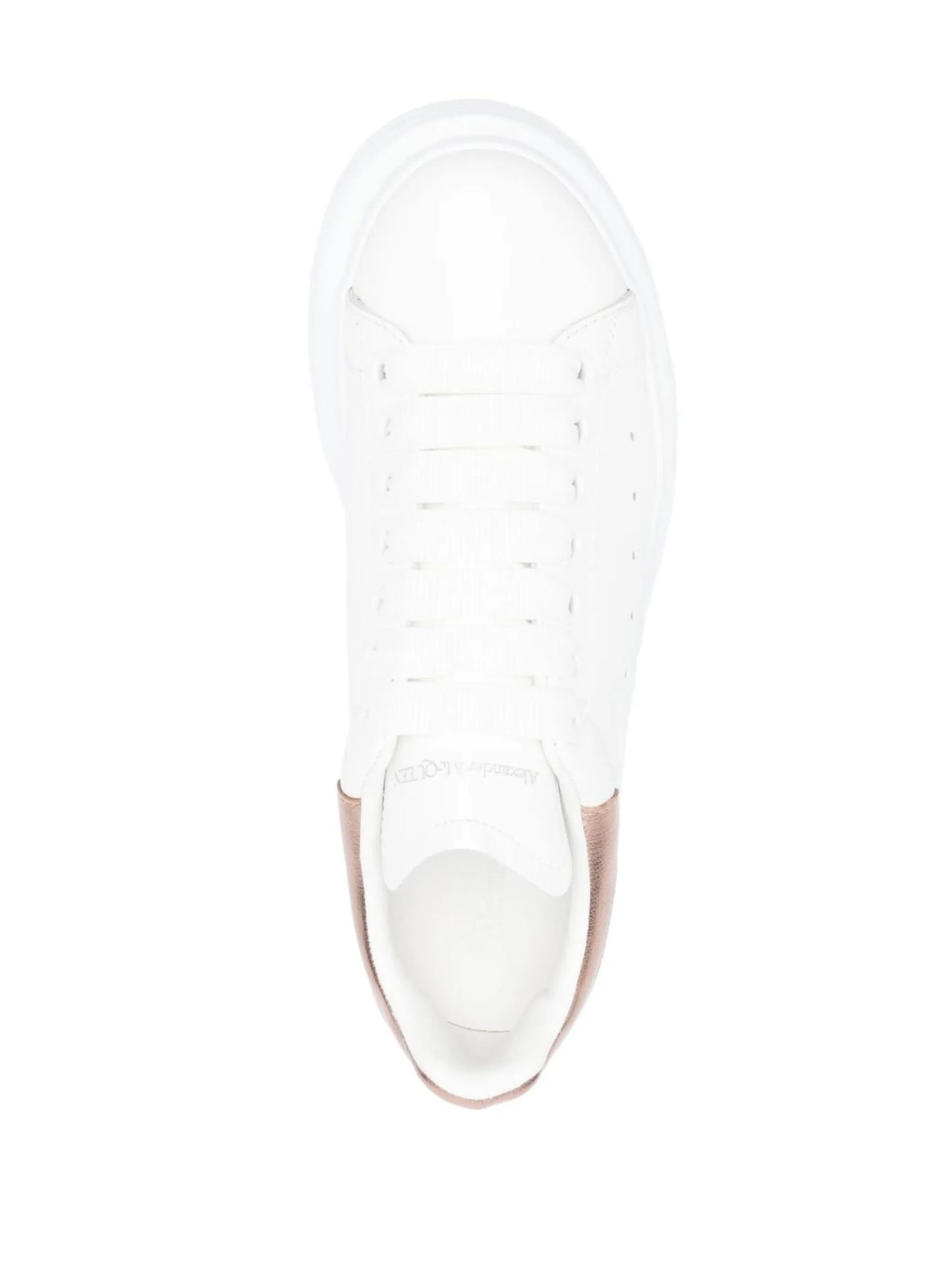 Oversized leather sneakers