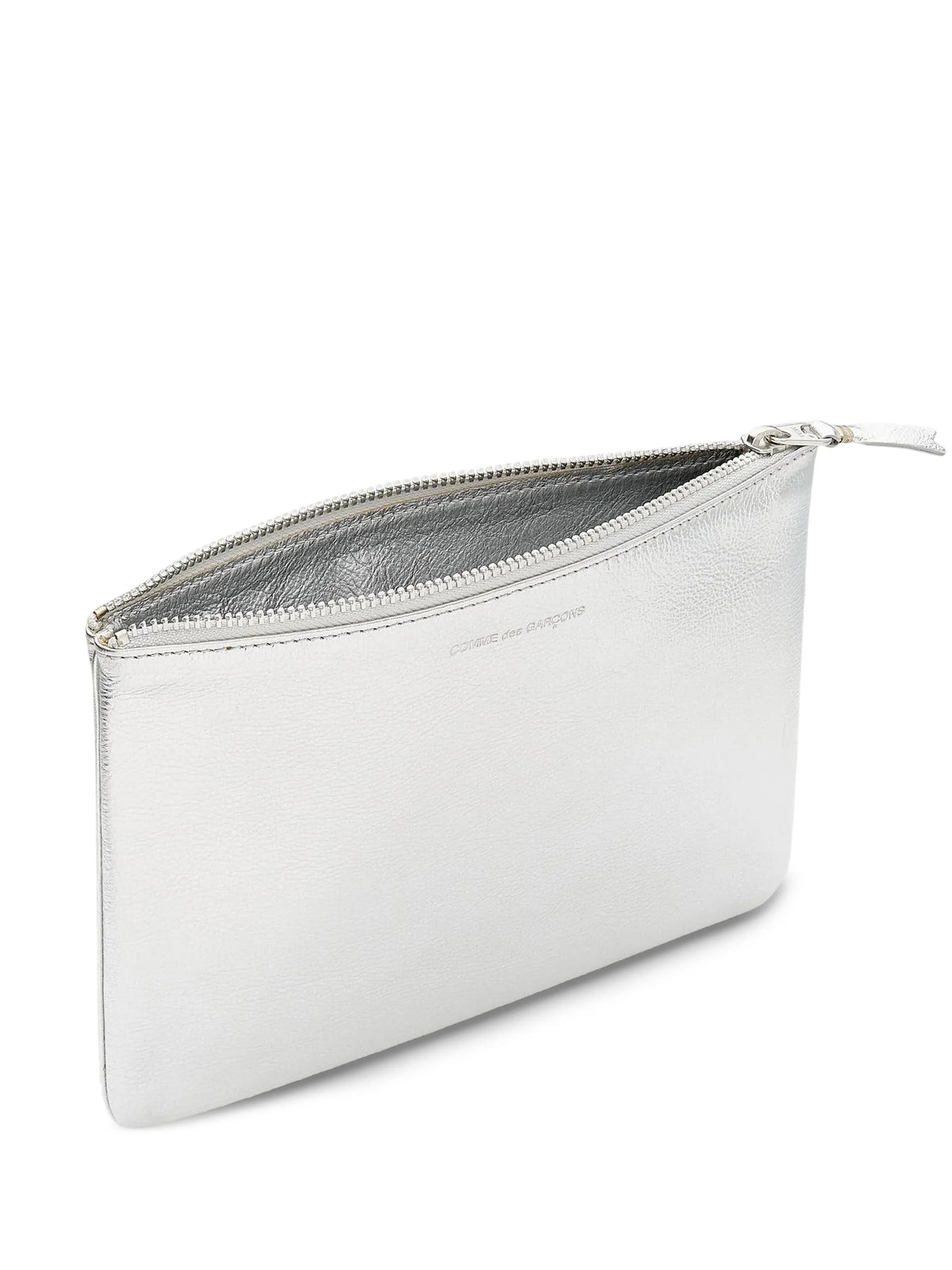 logo-embossed leather wallet