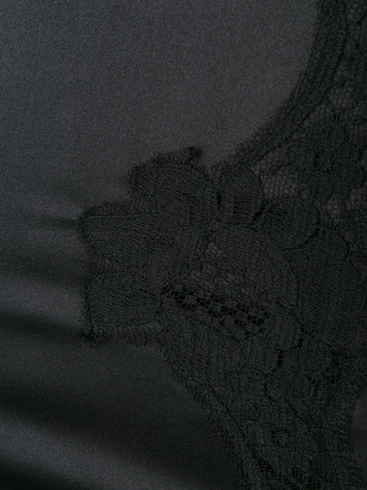 high-waisted lace-detail satin briefs