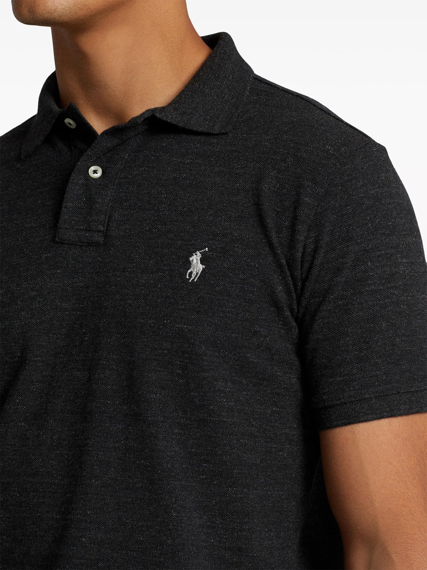 logo-embroidered T-shirt