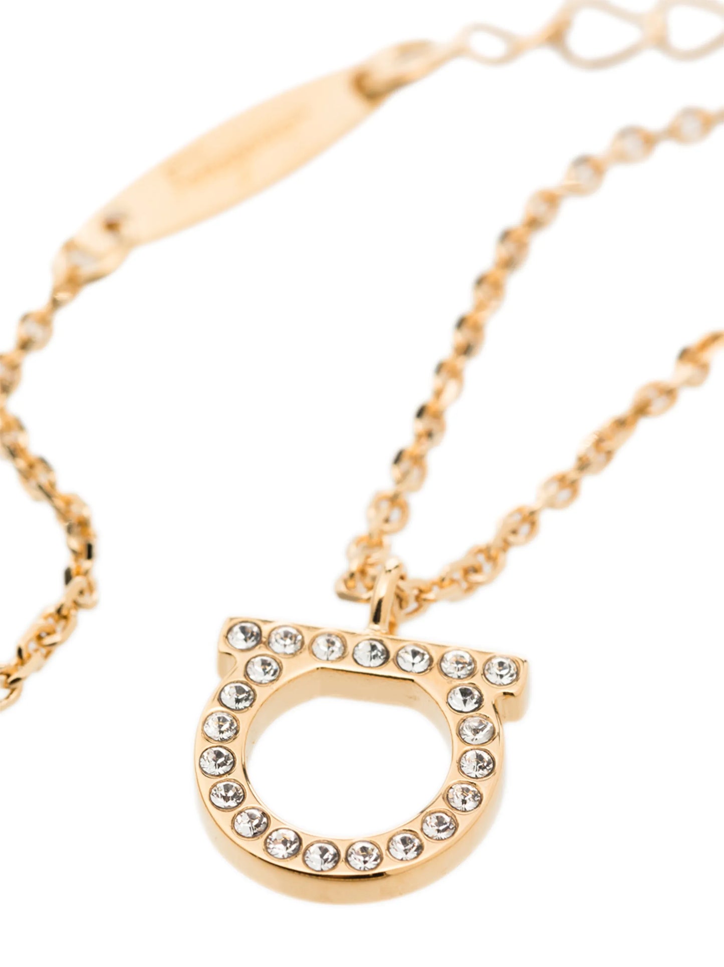 Gancini crystals necklace