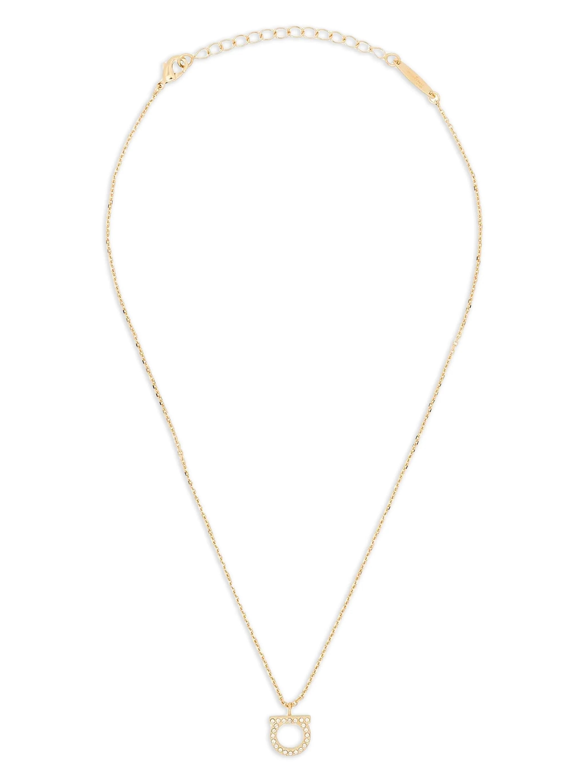 Gancini crystals necklace