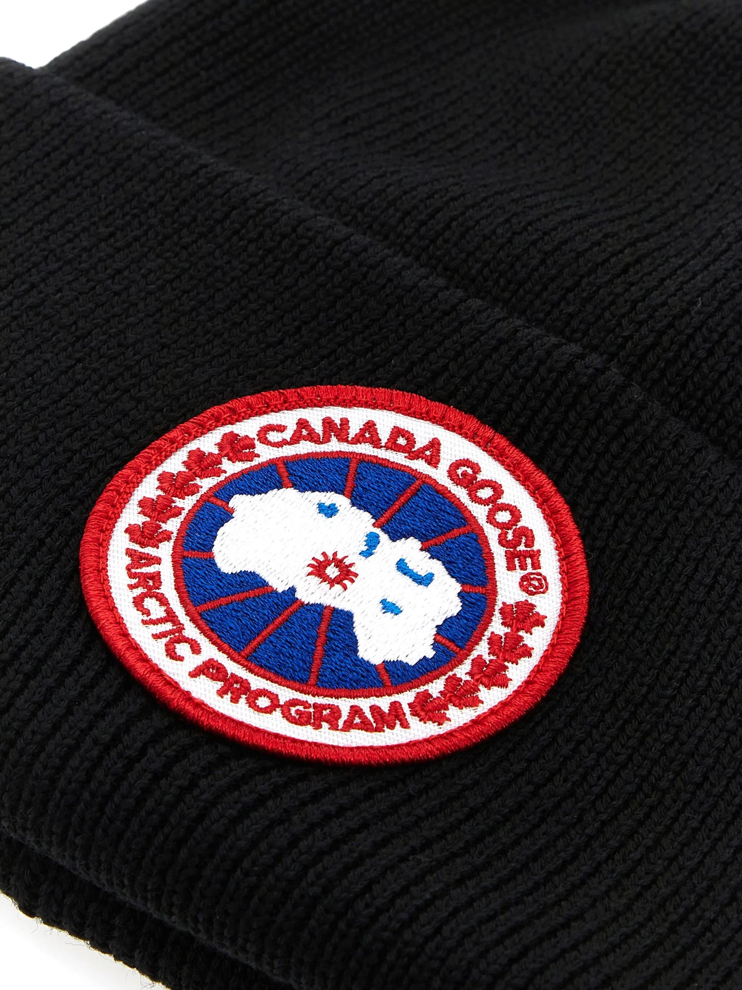Arctic Toque logo-patch beanie