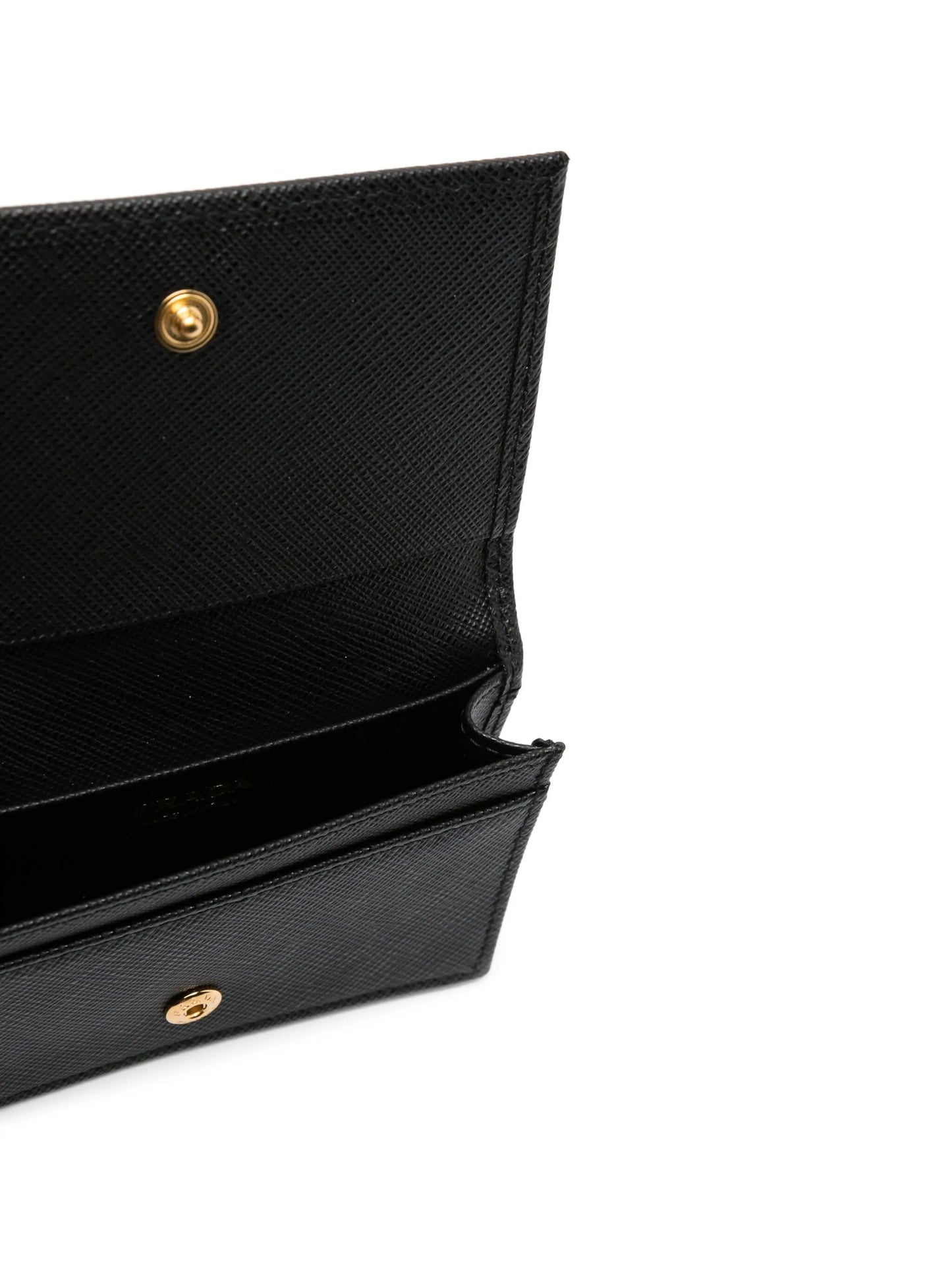 logo-plaque foldover cardholder