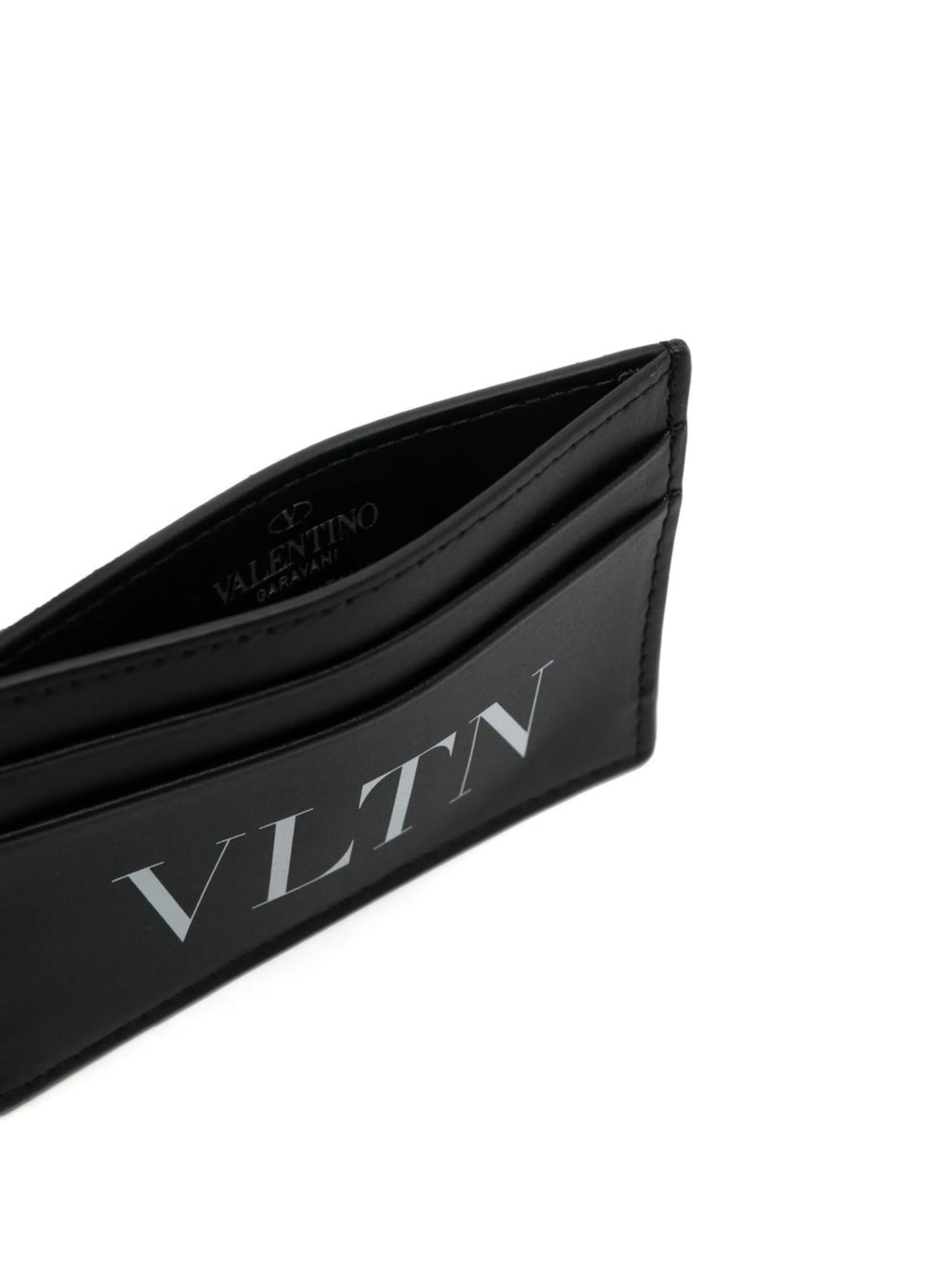 VLTN logo-print cardholder