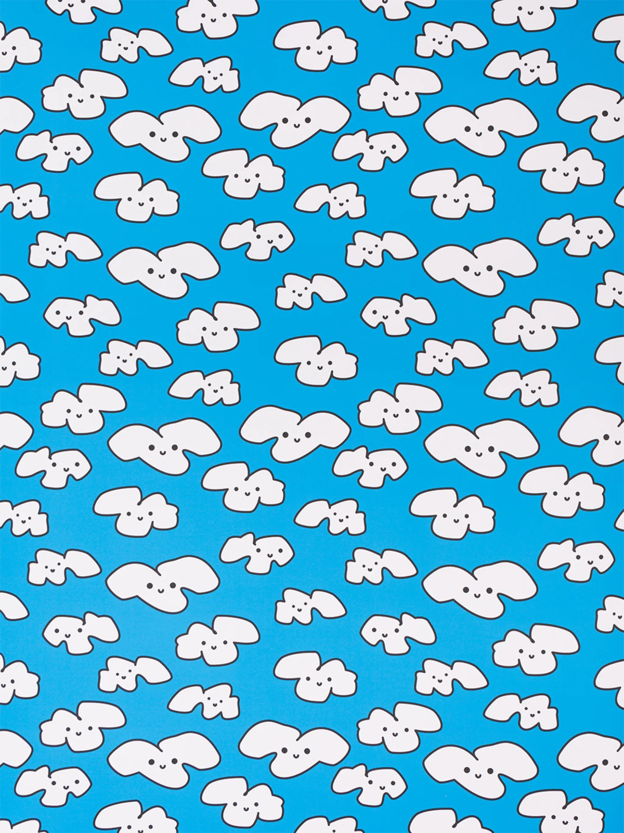 cloud print wallpaper