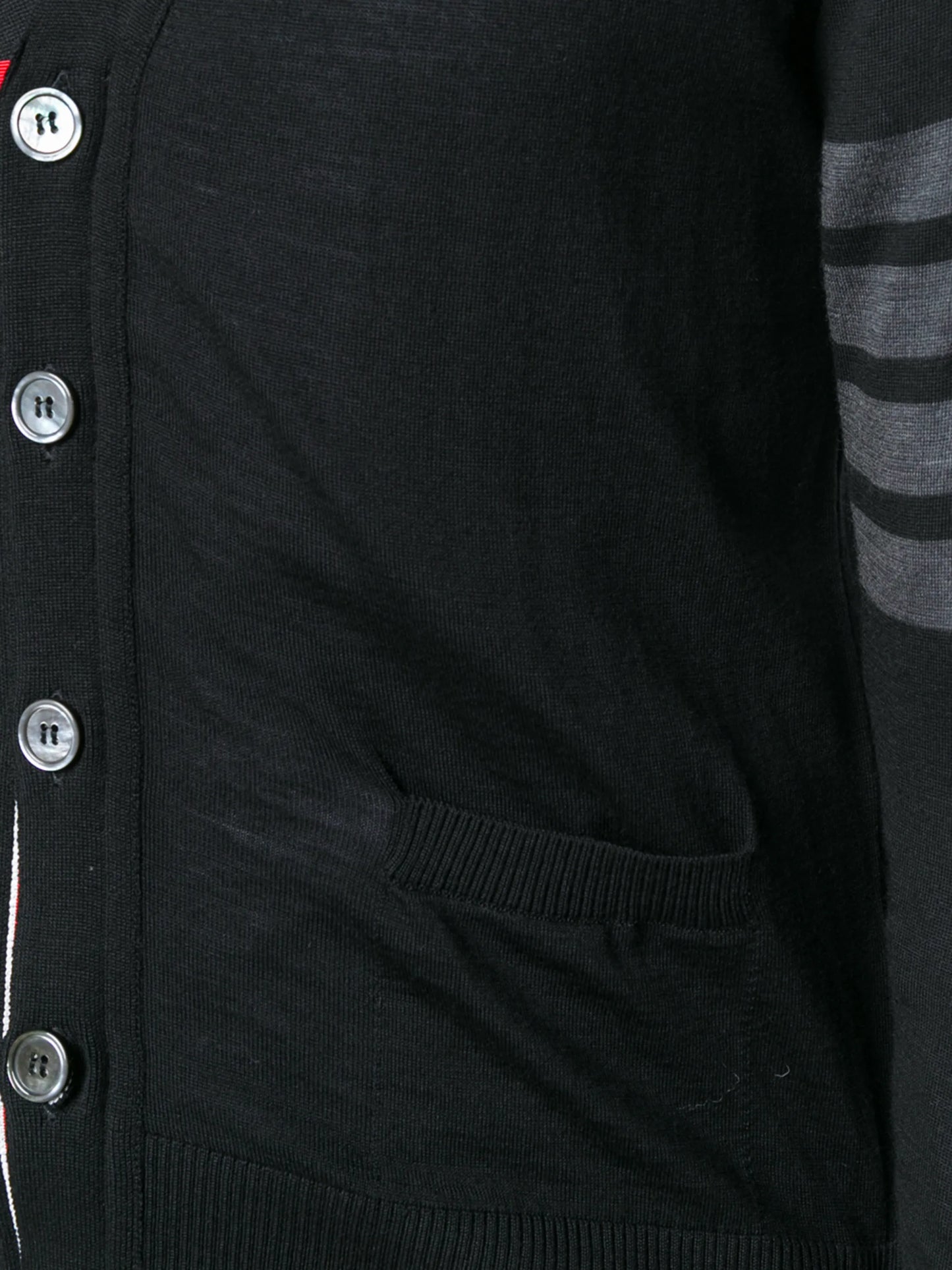 merino wool 4-Bar classic V-neck cardigan