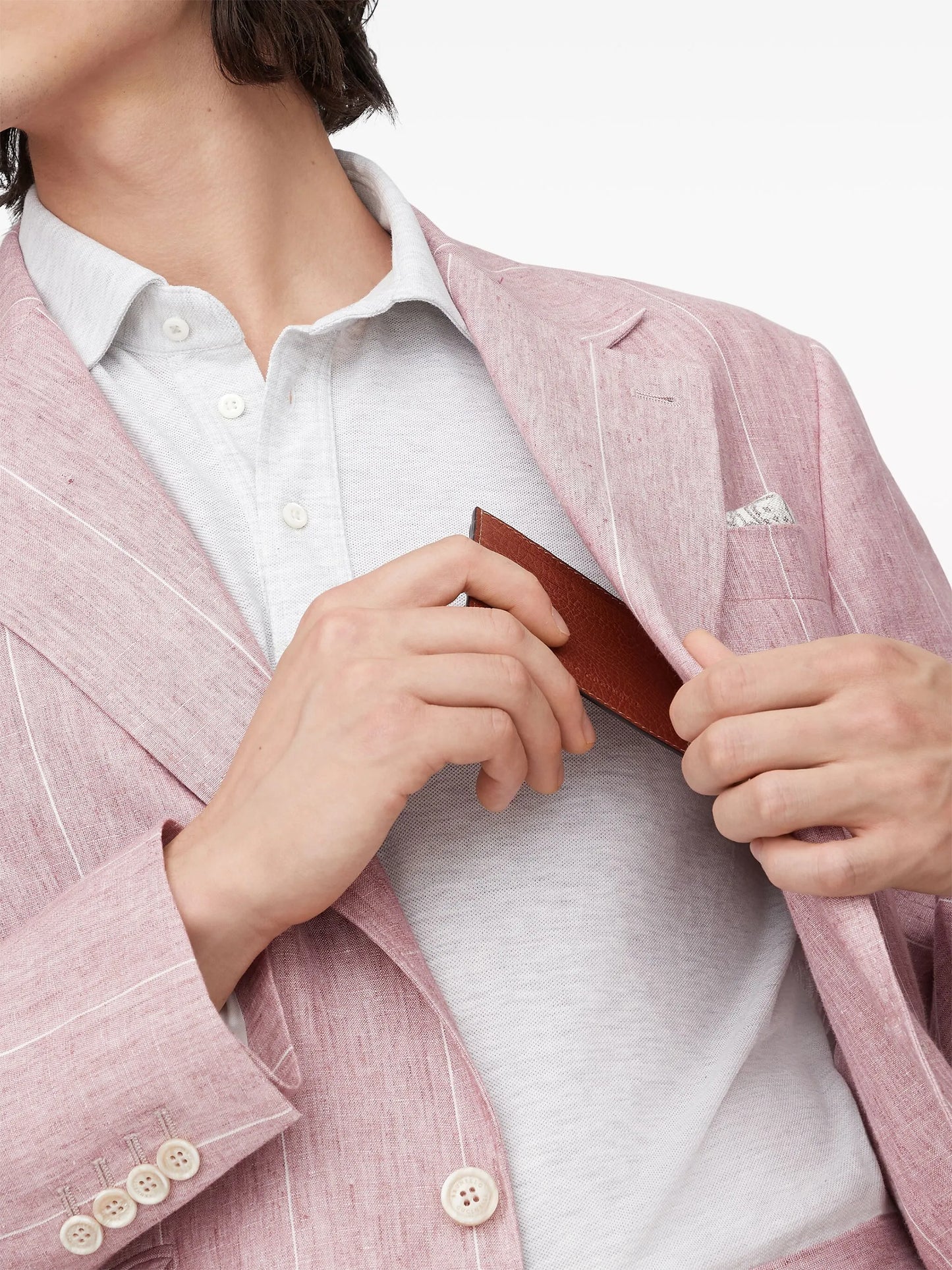 embossed logo cardholder