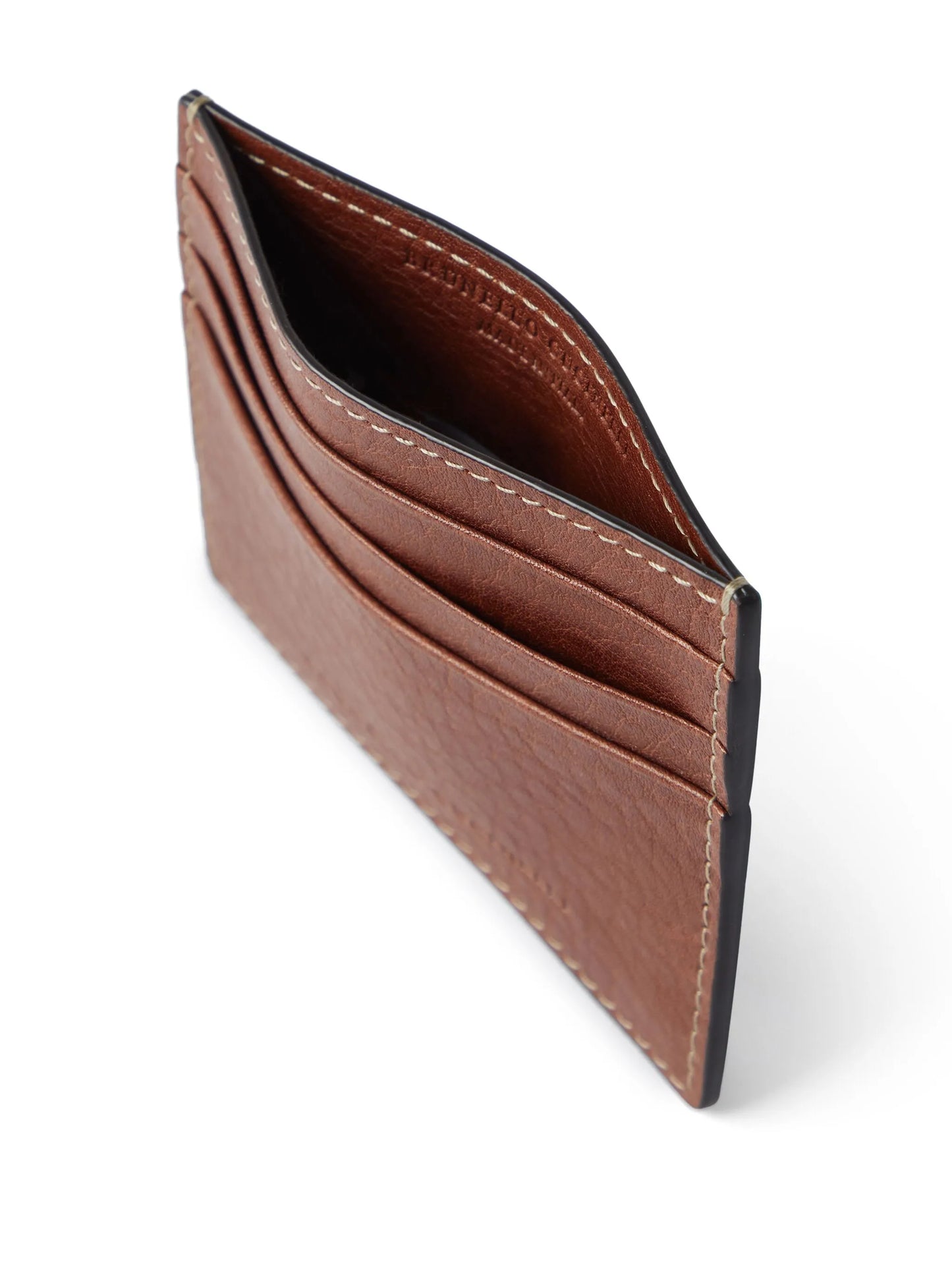 embossed logo cardholder