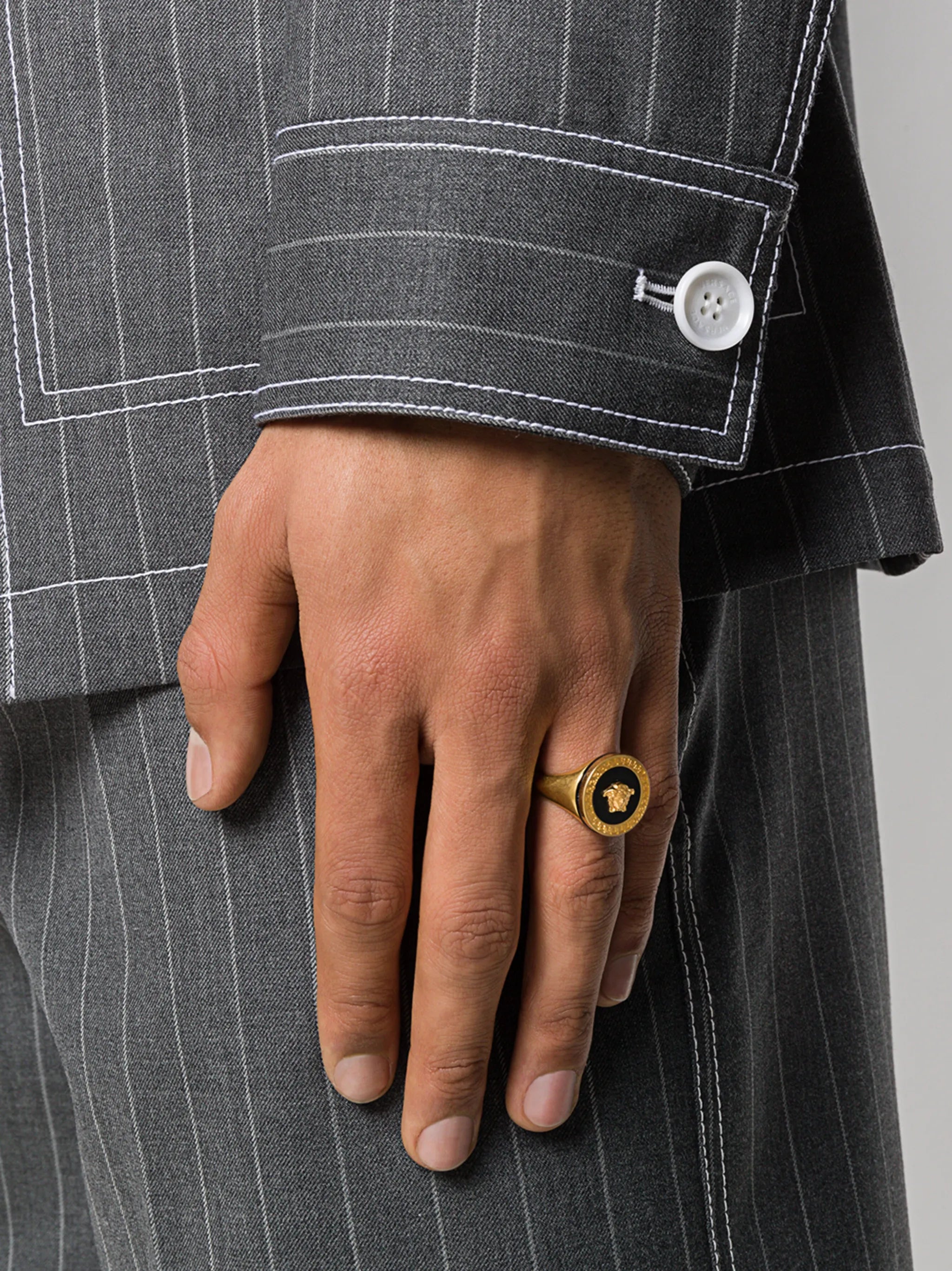 Medusa enamel ring