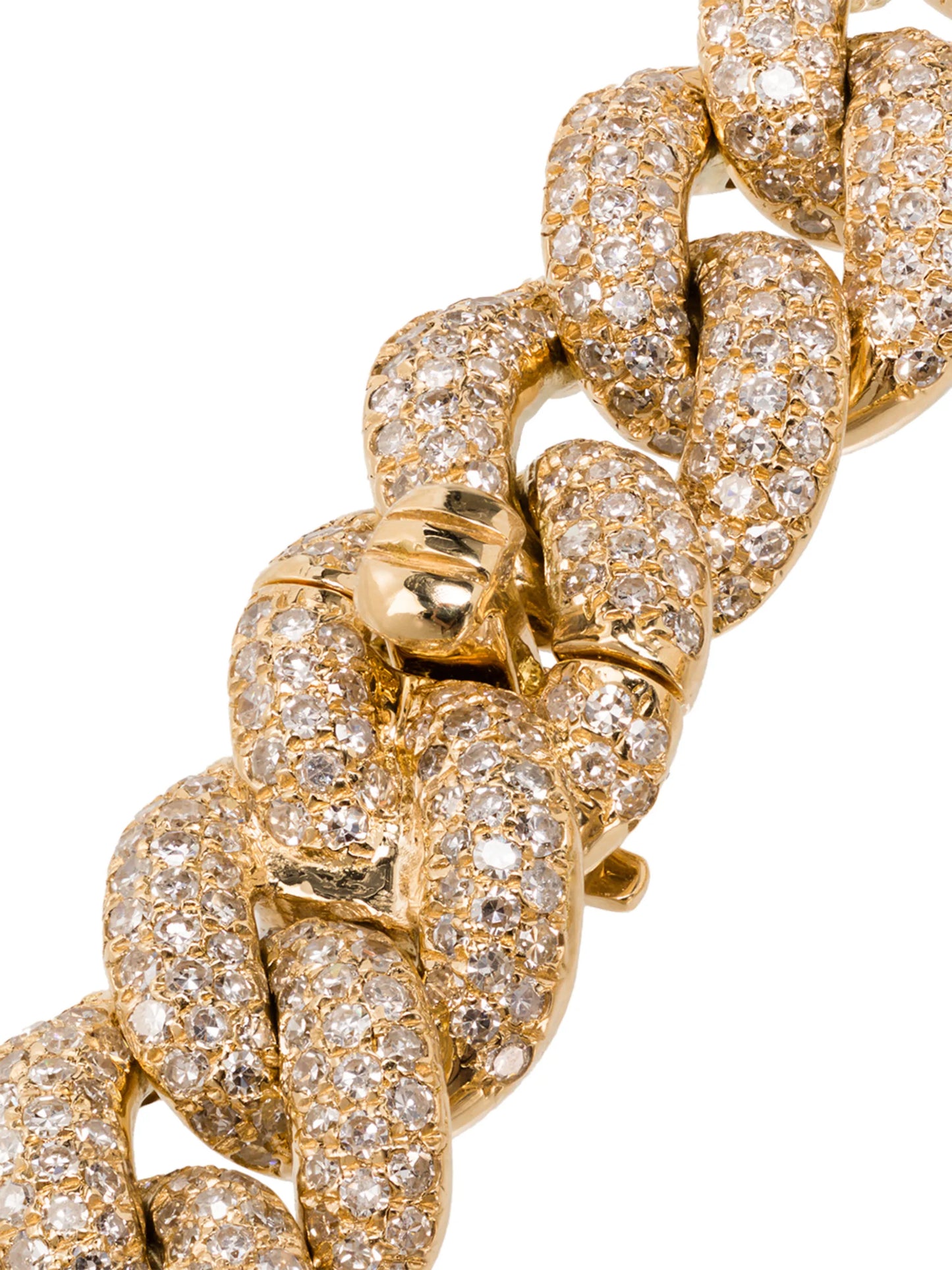 18kt yellow gold diamond bracelet