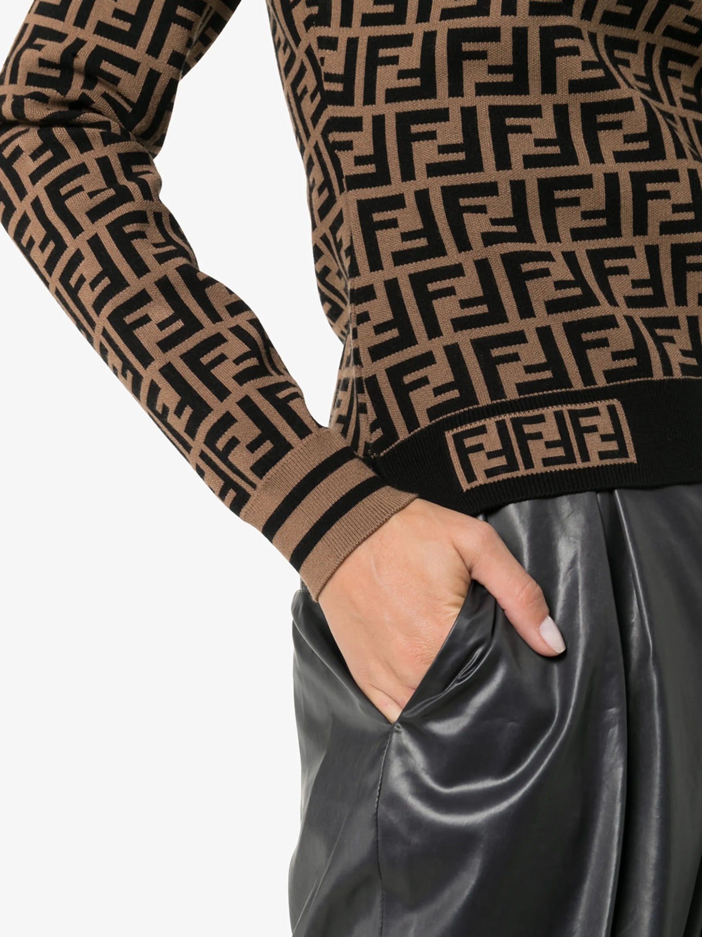 FF logo intarsia jumper