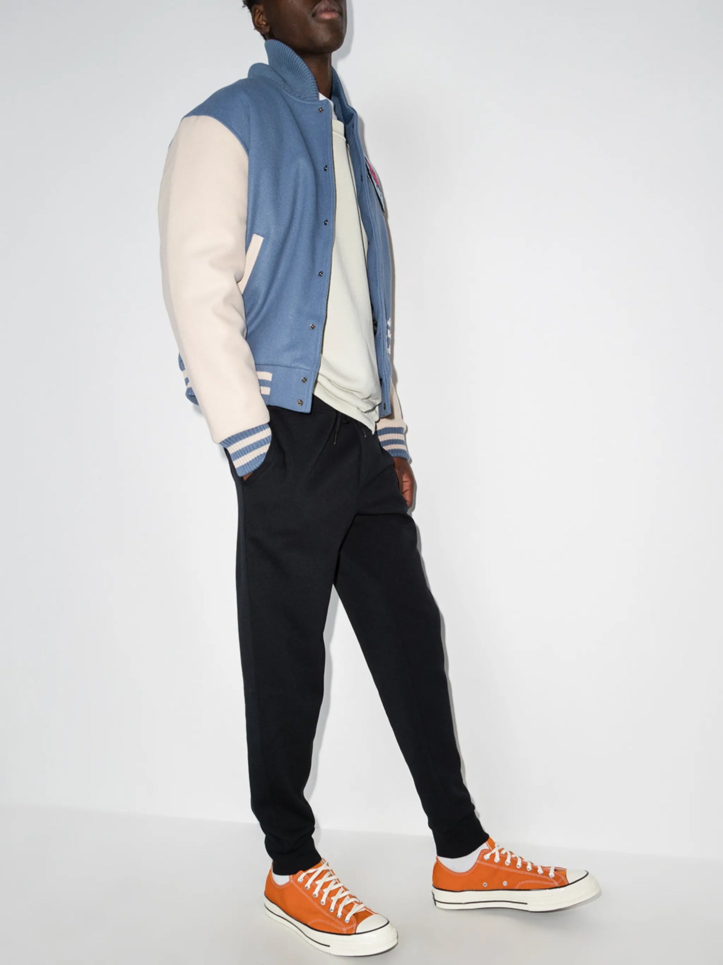 logo-embroidered track pants