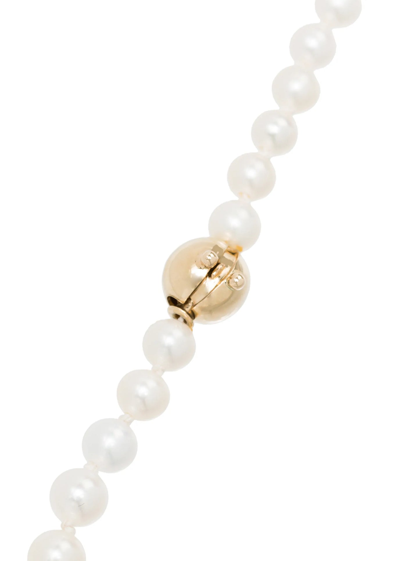 14kt gold pearl necklace