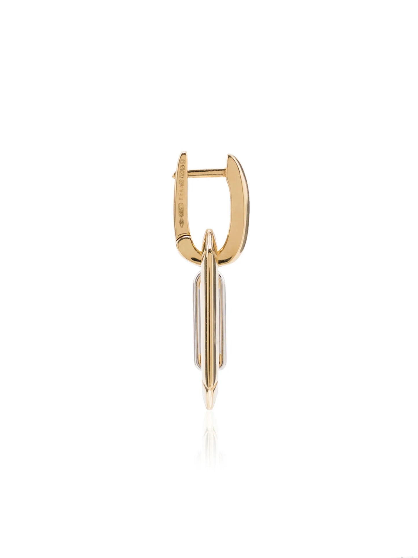 18kt yellow gold drop earring