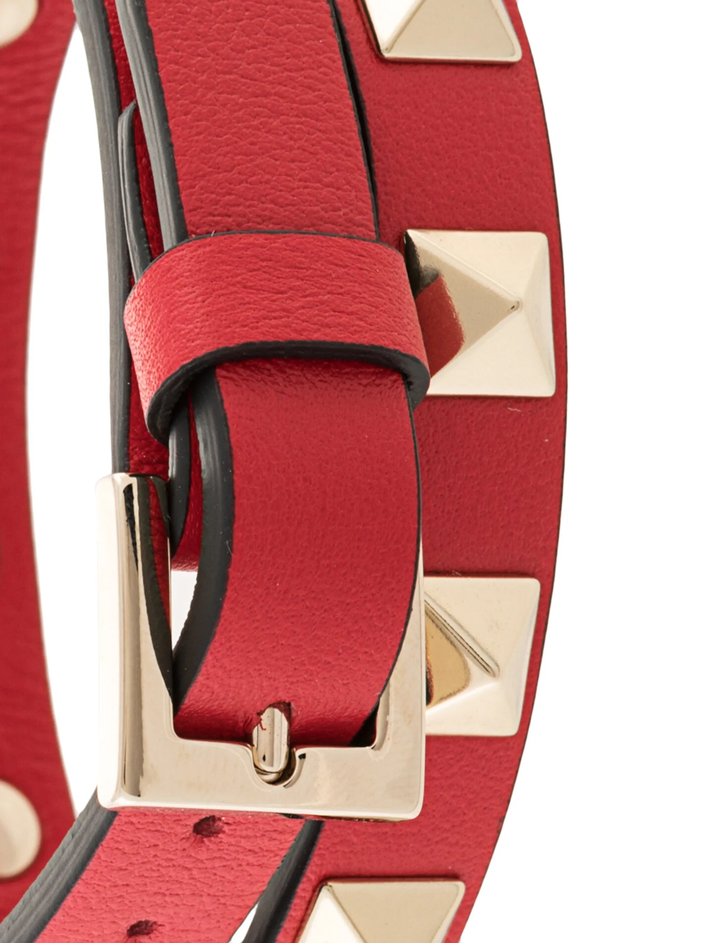 Rockstud double-strap bracelet