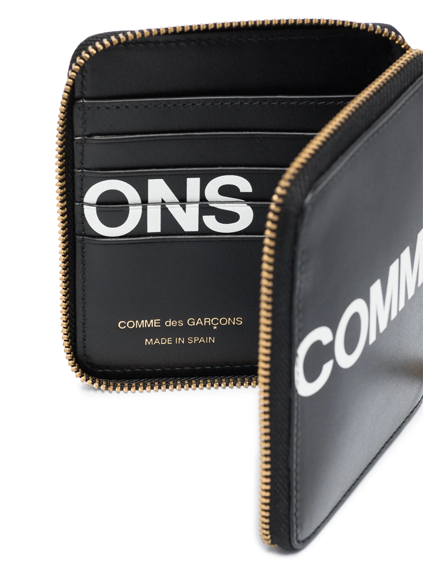 logo-print zip-around wallet