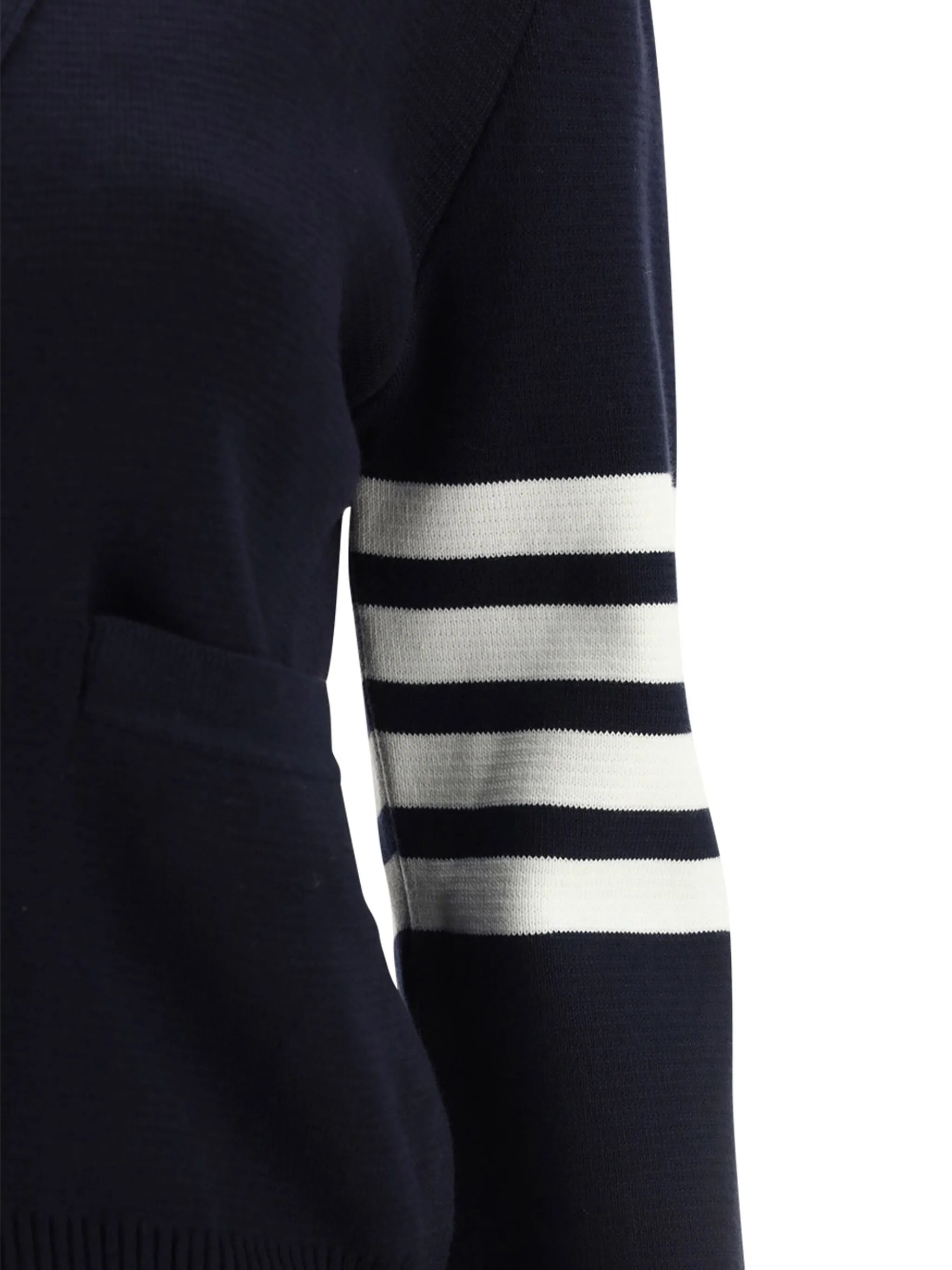 4-Bar stripe cardigan