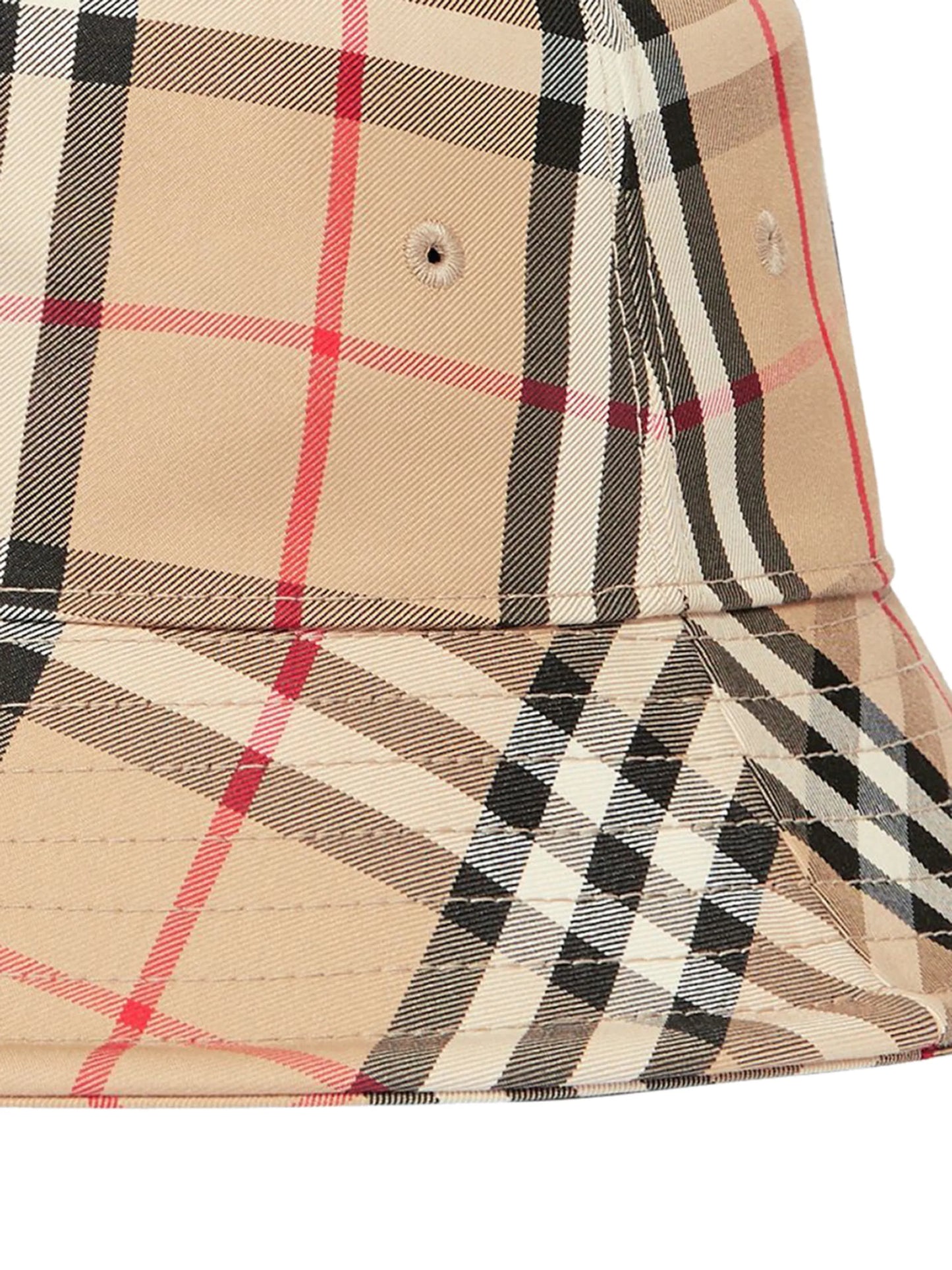 Vintage check bucket hat