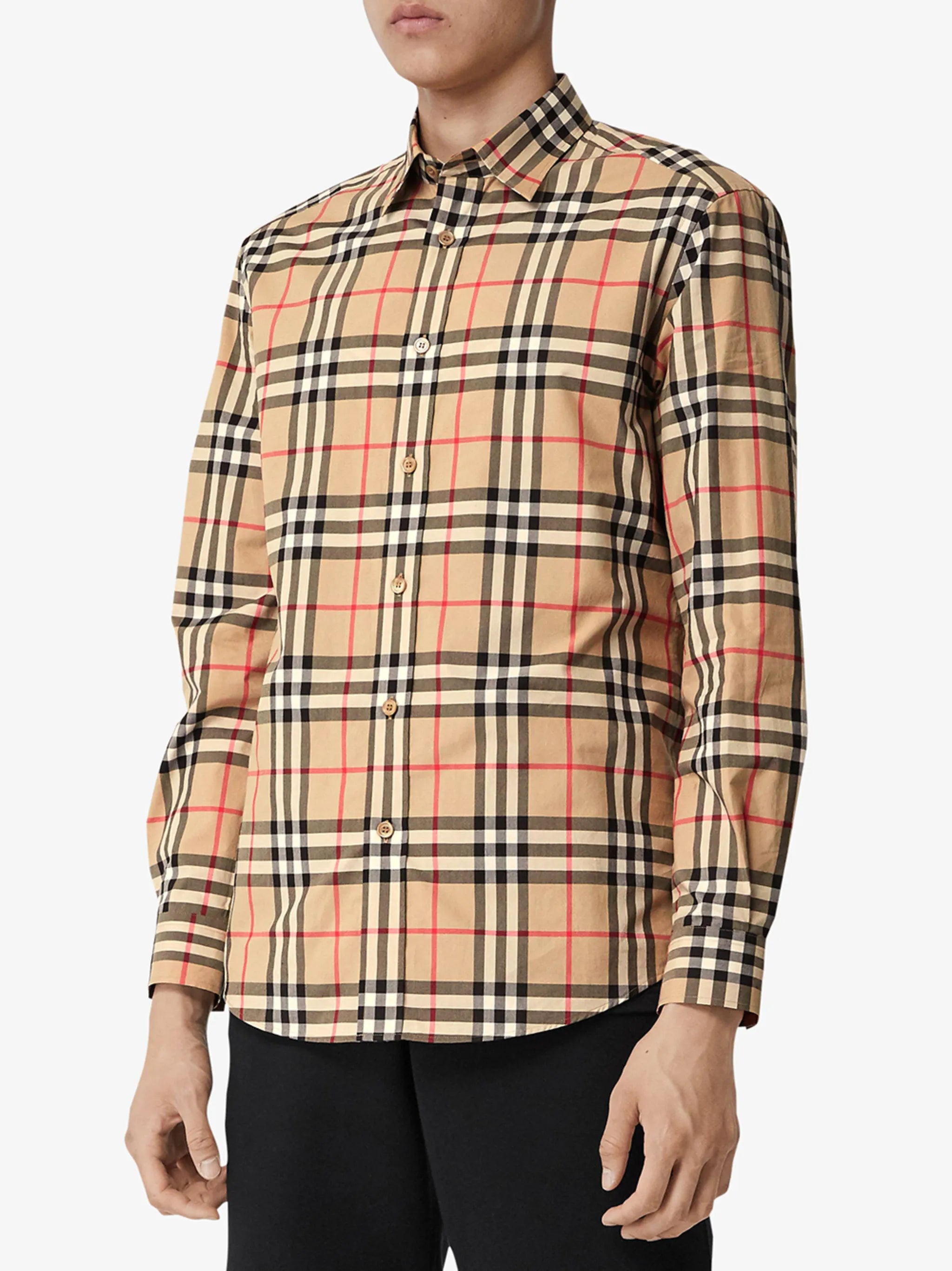 Vintage Check cotton poplin shirt
