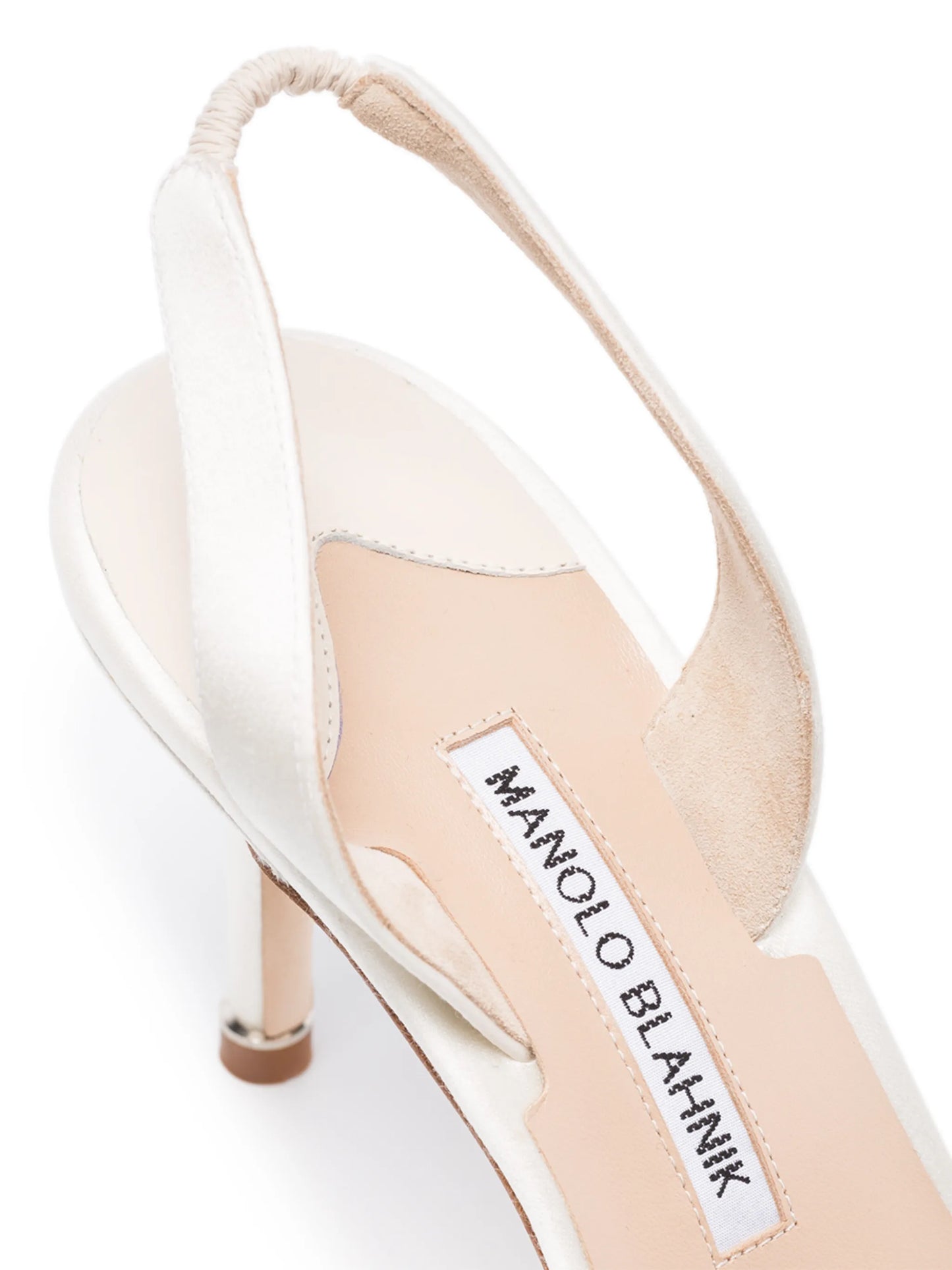 Hangisi crystal-embellished satin pumps