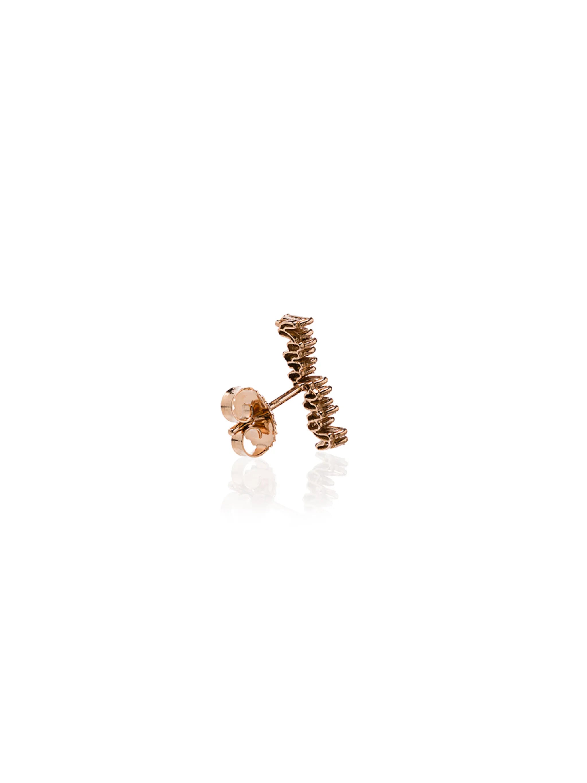 18kt rose gold Fireworks diamond earrings