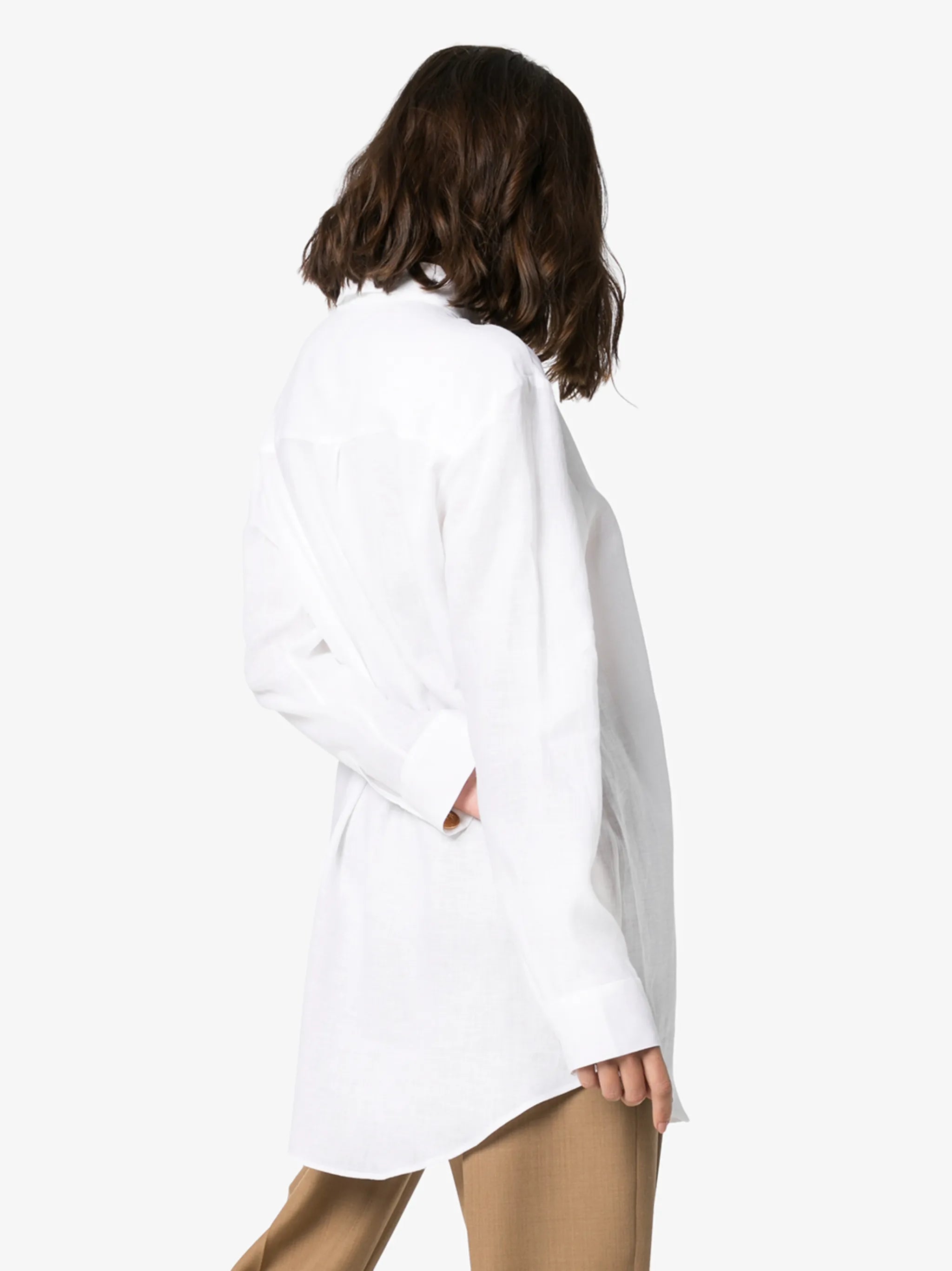 oversized linen shirt