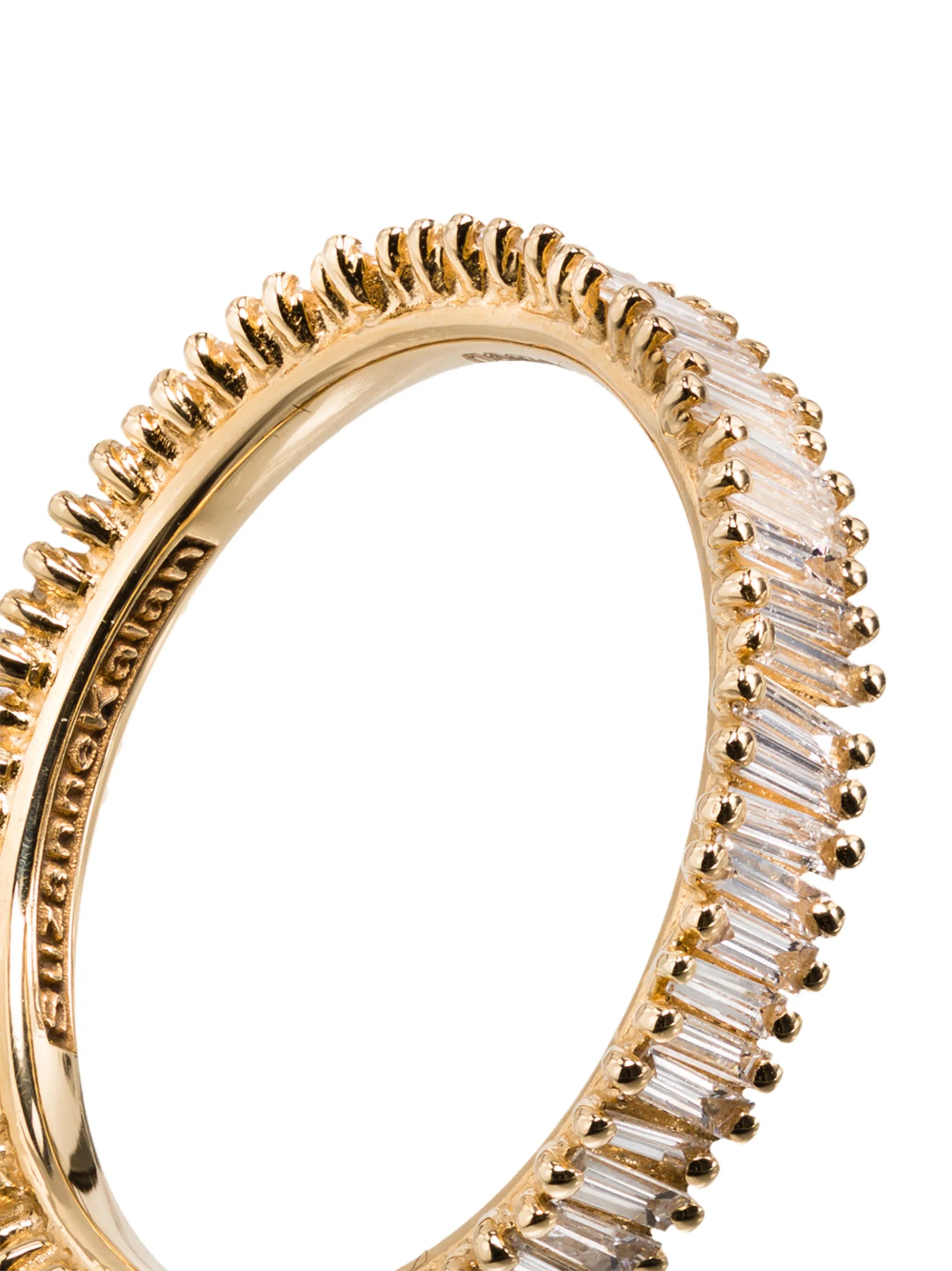 18kt gold Fireworks Eternity diamond ring