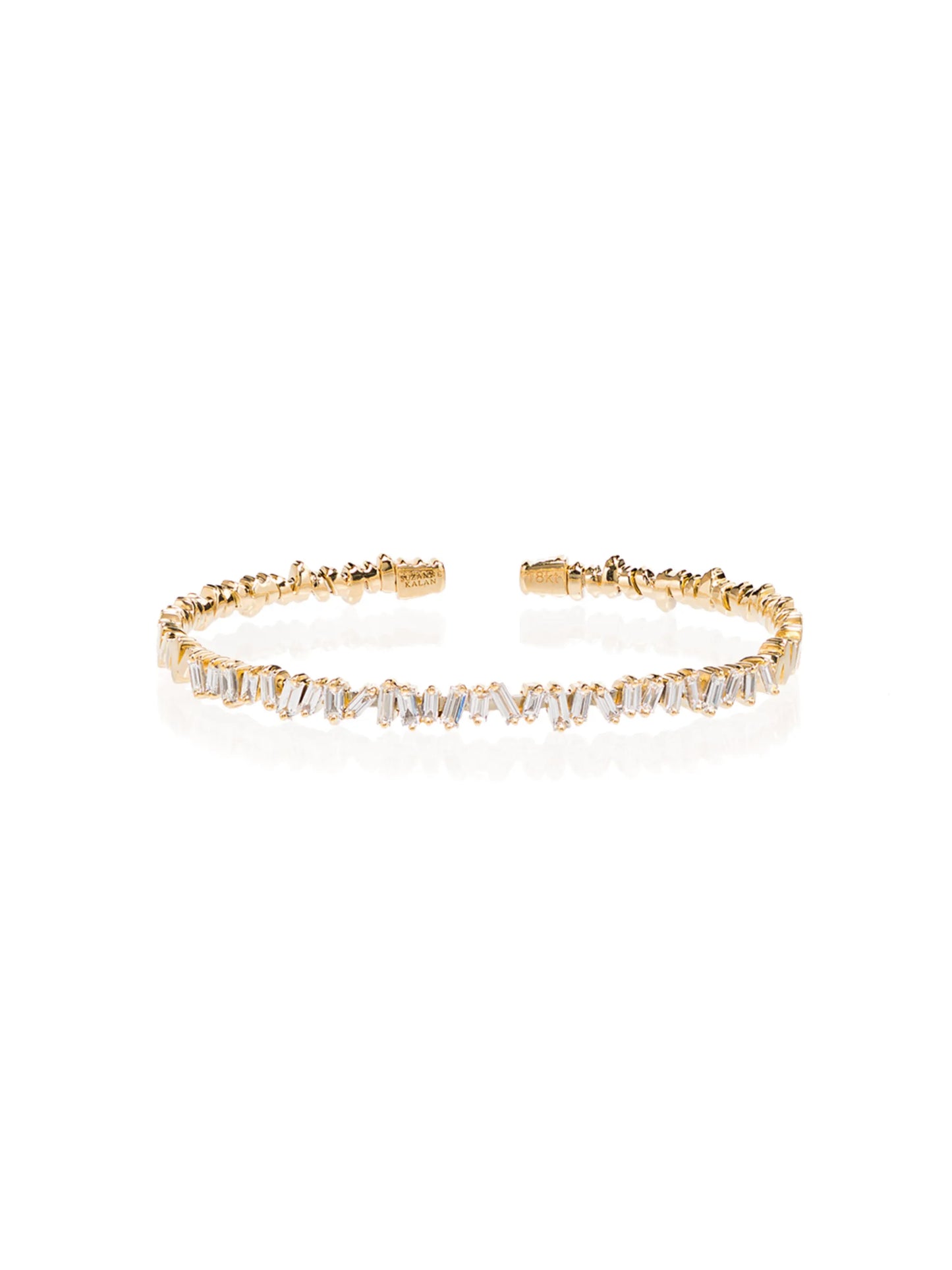 18kt yellow gold fireworks bangle