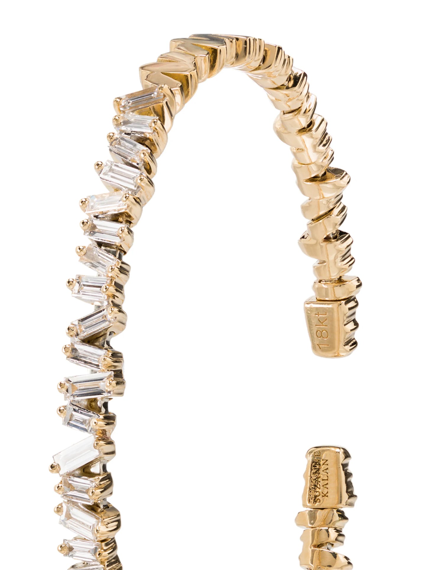 18kt yellow gold fireworks bangle