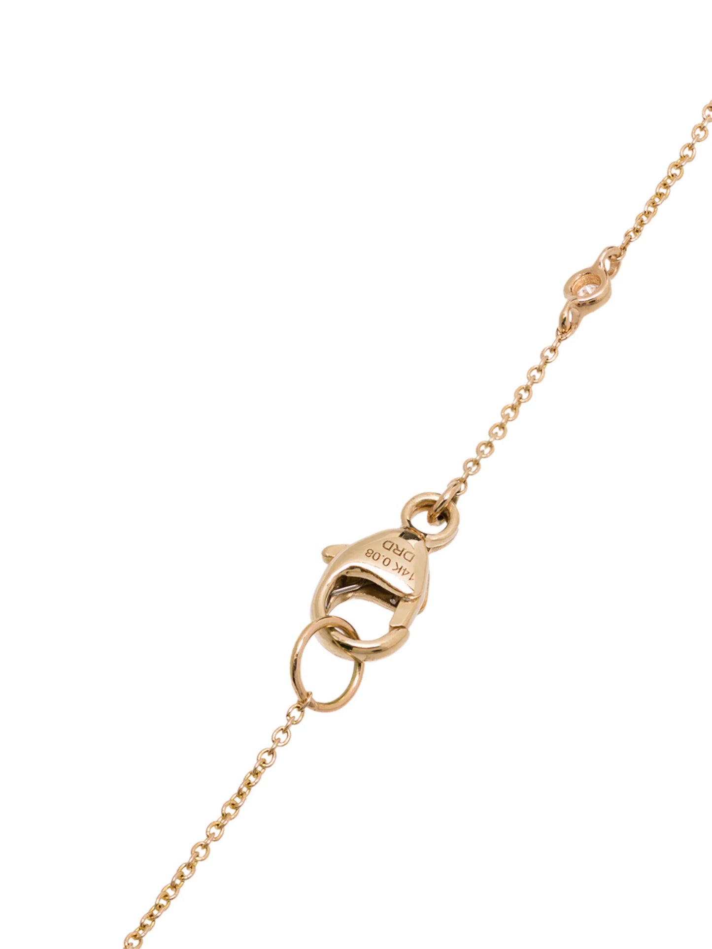14kt yellow gold Lulu Jack Single Bezel diamond bracelet