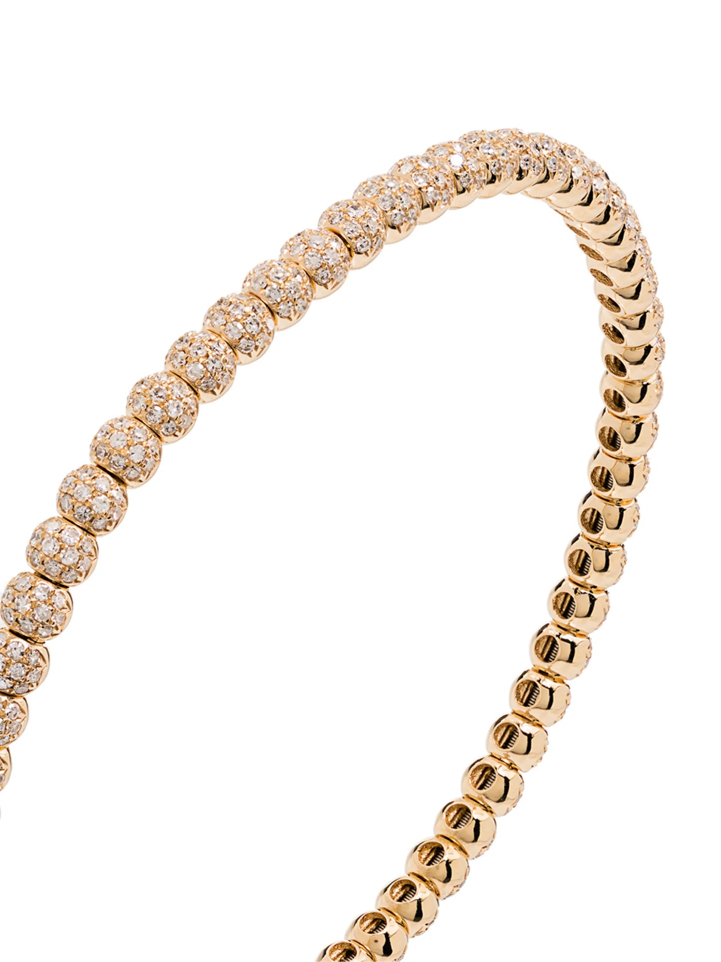 18kt yellow gold diamond bracelet