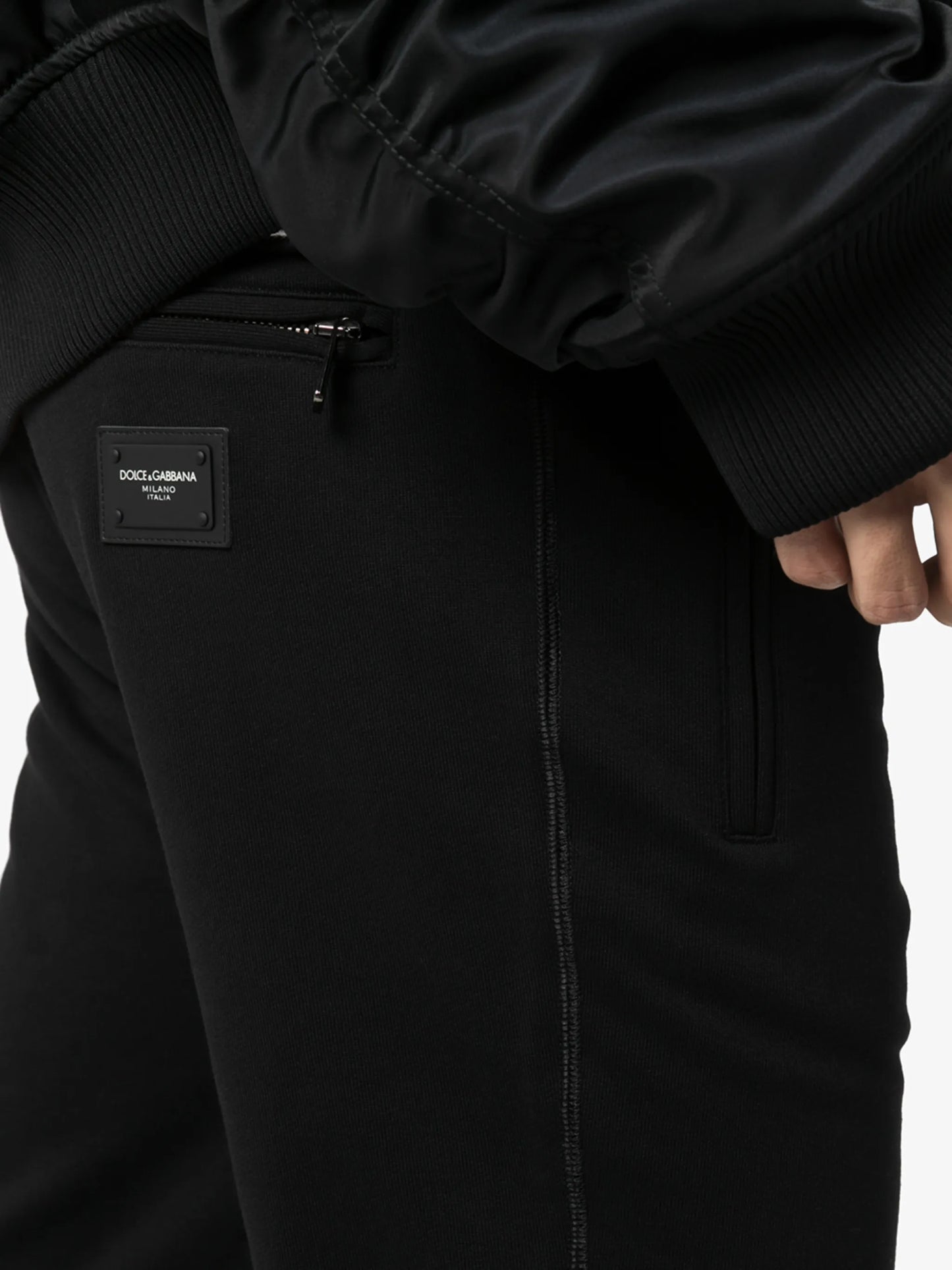 logo-tag track pants