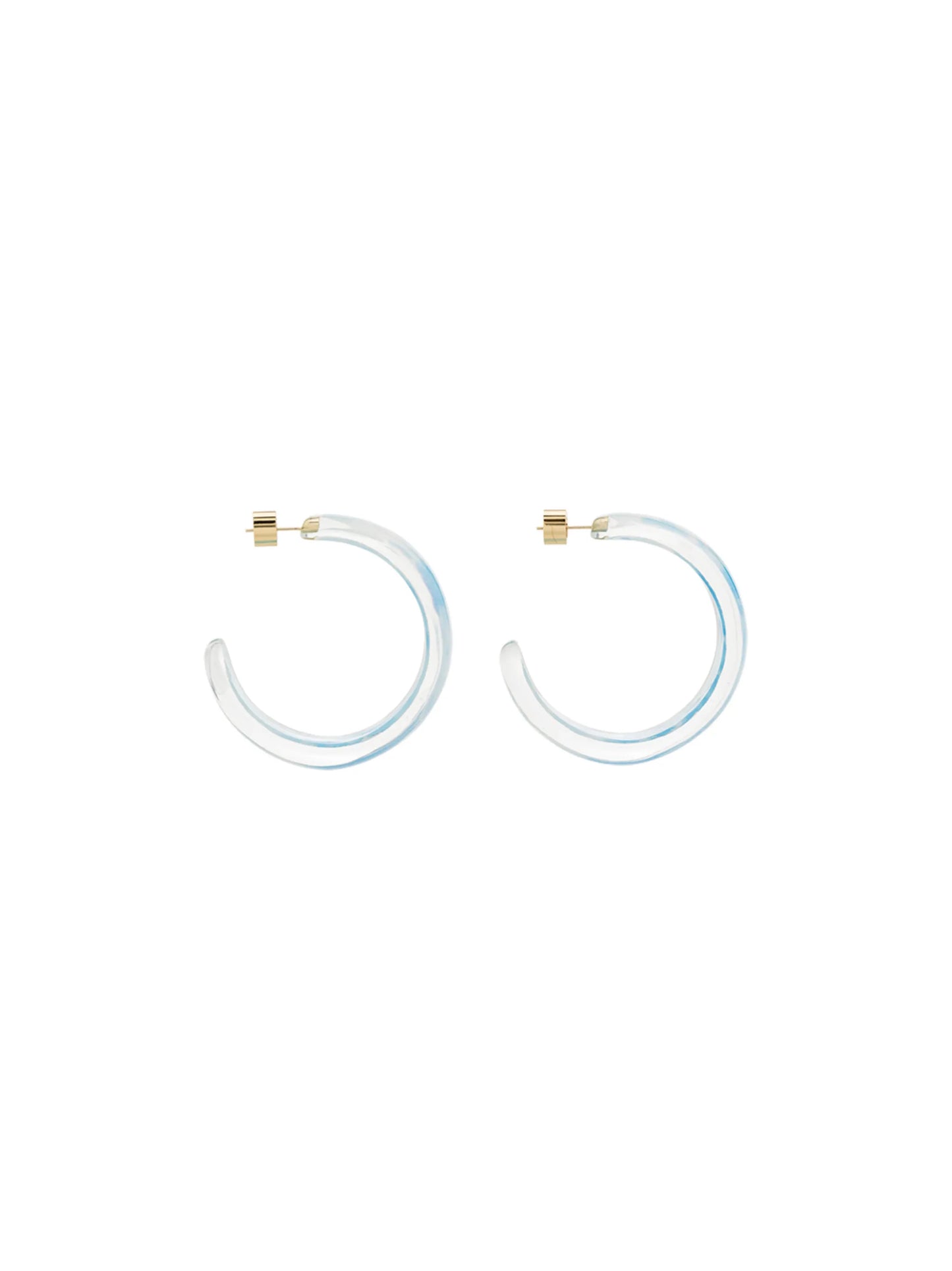 tie-dye jelly hoop earrings