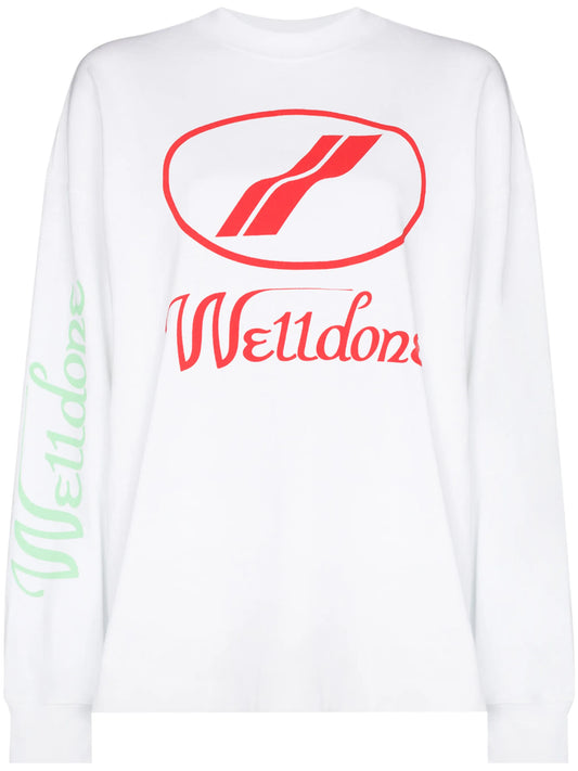 logo print sweatshirt